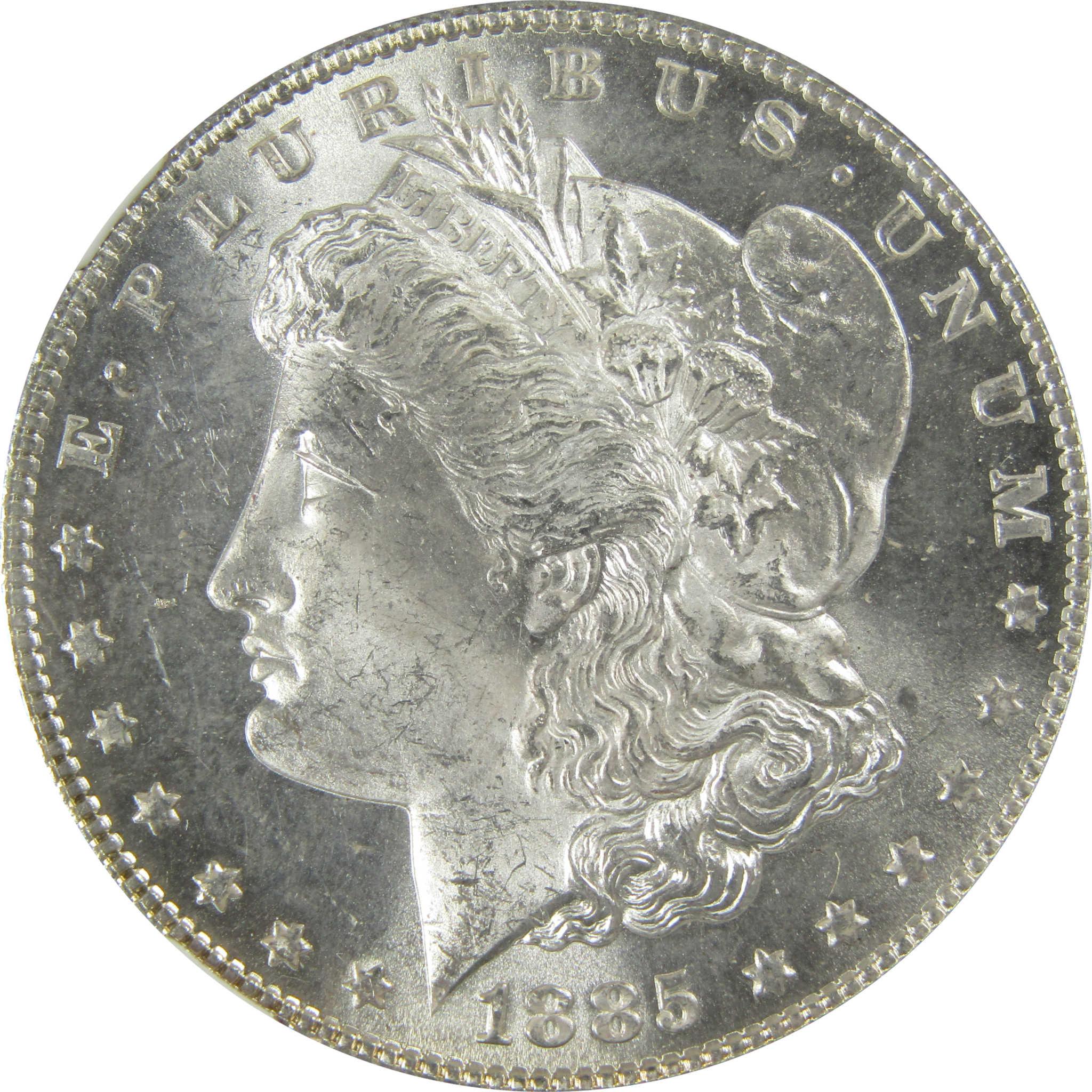 1885 Morgan Silver Dollar MS 64 NGC Uncirculated $1 Coin SKU:CP378 - Morgan coin - Morgan silver dollar - Morgan silver dollar for sale - Profile Coins &amp; Collectibles