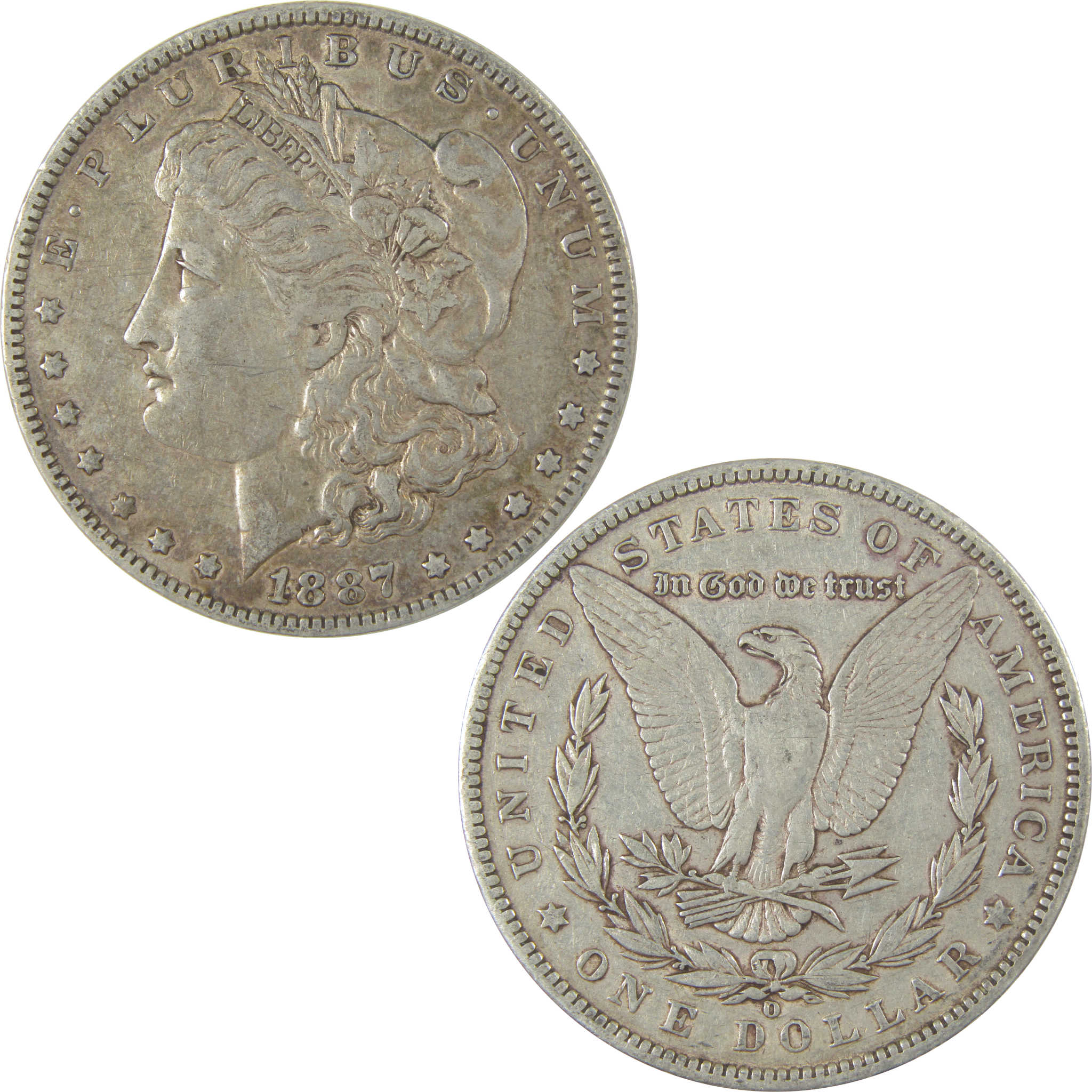 1887 O VAM-2 Doubled Date Morgan Dollar VF Very Fine Silver SKU:I20943 - Morgan coin - Morgan silver dollar - Morgan silver dollar for sale - Profile Coins &amp; Collectibles