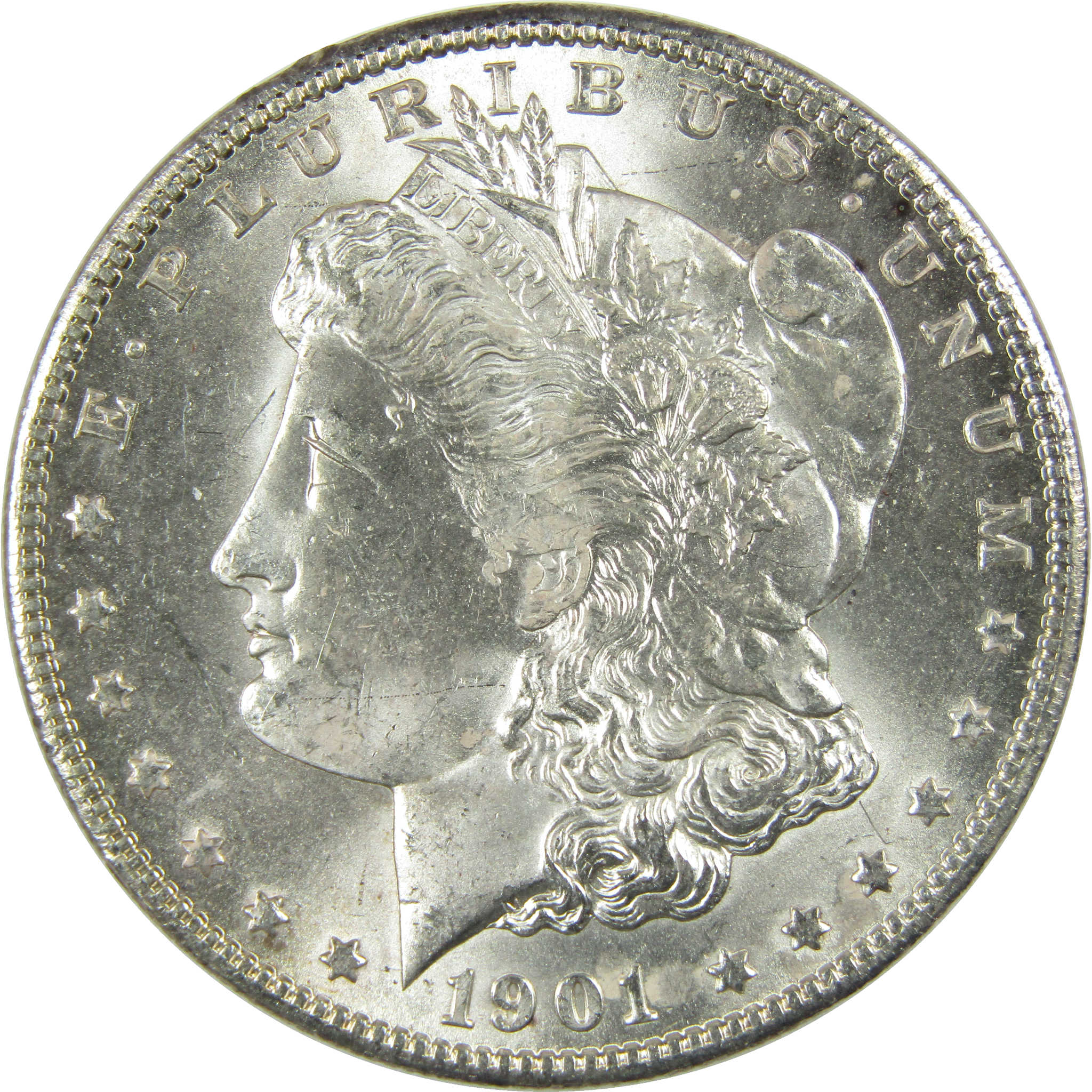 1901 O Morgan Silver Dollar Uncirculated Mint State $1 Coin SKU:I27795