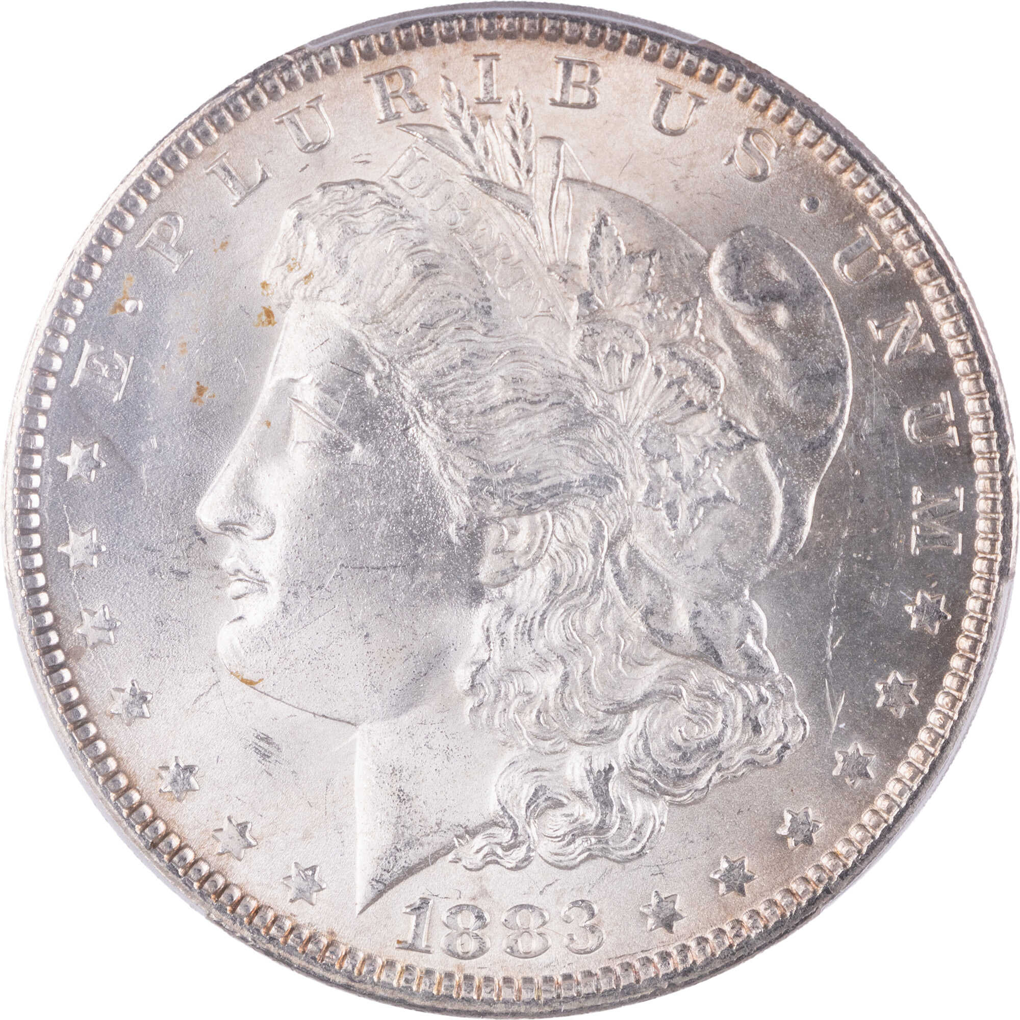 1883 Morgan Dollar MS 64 PCGS Silver $1 Uncirculated Coin SKU:I12860 - Morgan coin - Morgan silver dollar - Morgan silver dollar for sale - Profile Coins &amp; Collectibles