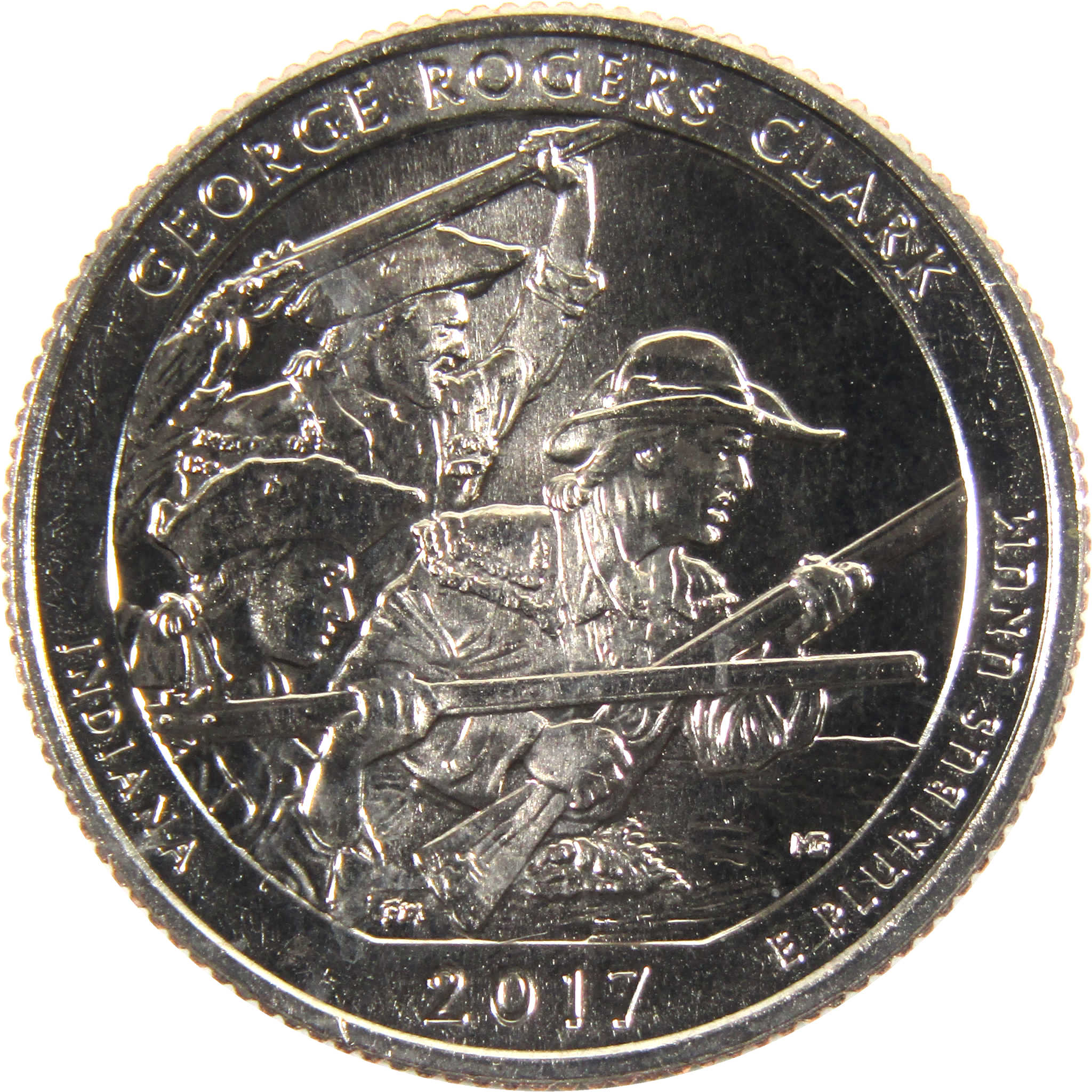 2017 S George Rogers Clark National Park Quarter Uncirculated Clad