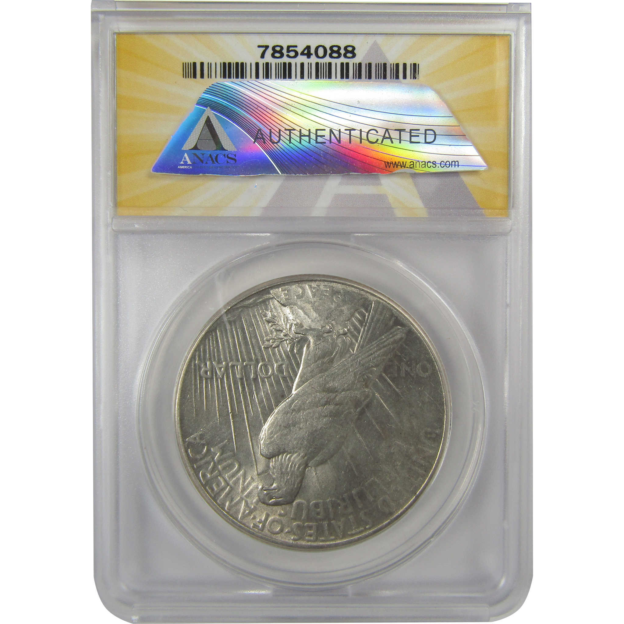 1926 Peace Dollar AU 58 ANACS Silver $1 Coin SKU:I20452