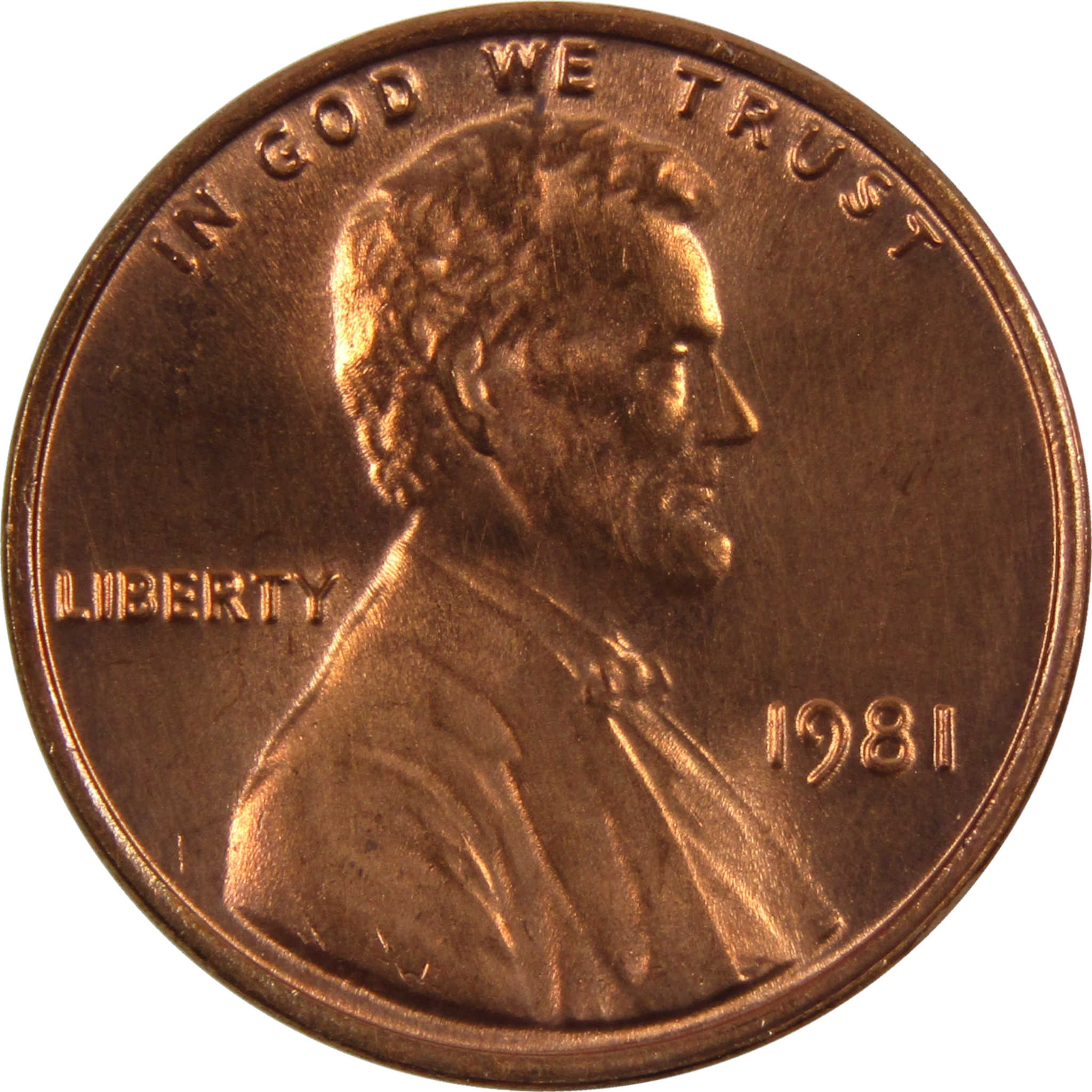 1981 Lincoln Memorial Cent BU Uncirculated Penny 1c Coin