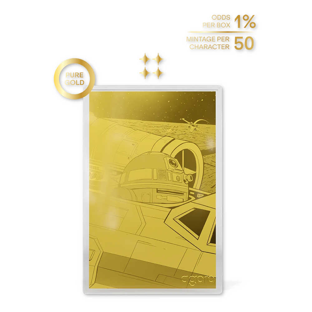 2026 Star Wars R2-D2 Engraved Foil Collectible Blind Box SKU:OPC273