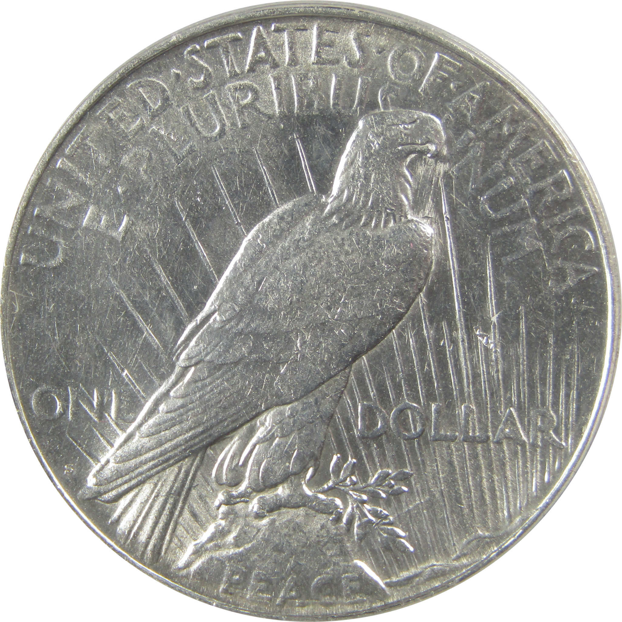 1923 S Peace Dollar AU 58 ANACS Silver $1 Coin SKU:I22157