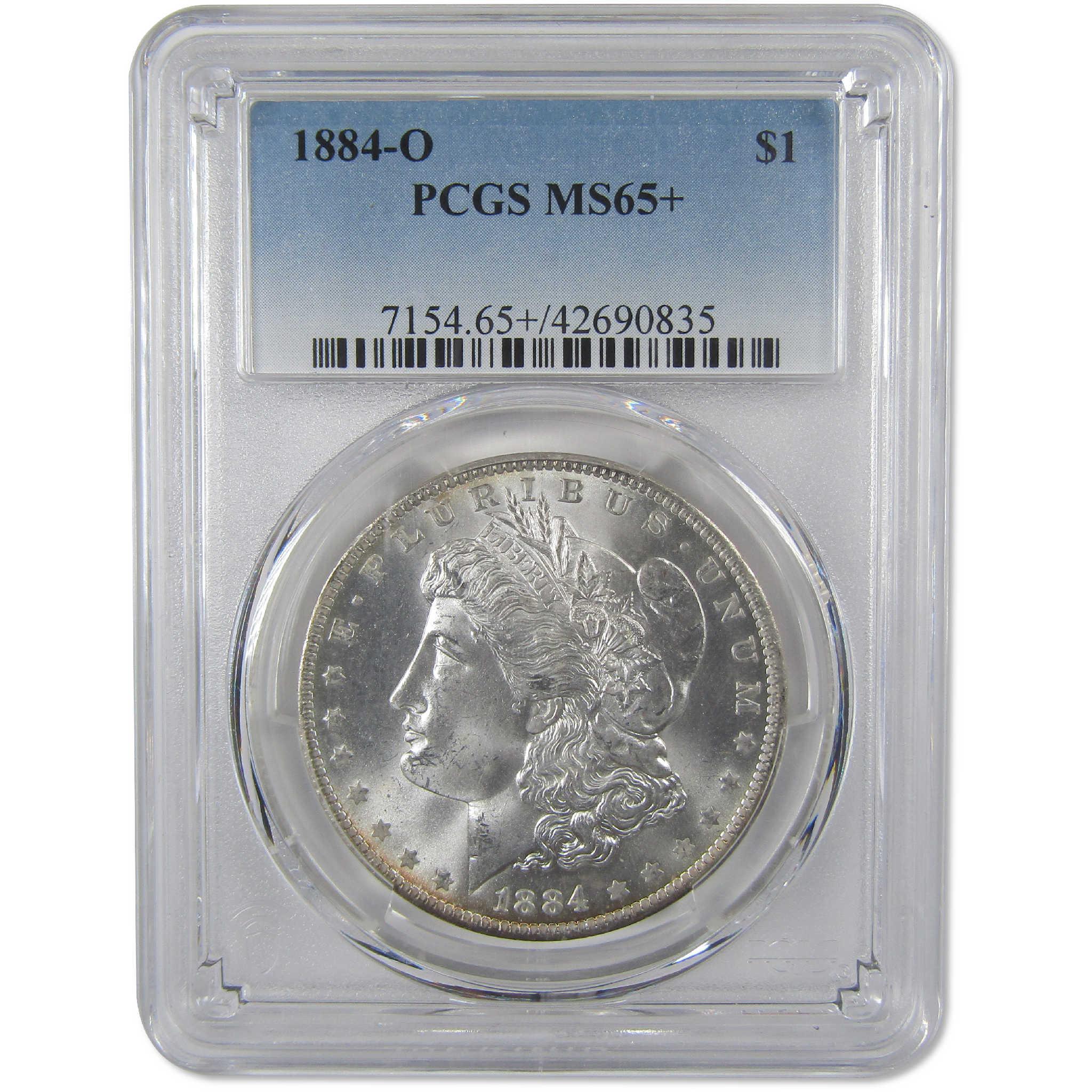 1884 O Morgan Silver Dollar MS 65+ PCGS Uncirculated $1 Coin - Morgan coin - Morgan silver dollar - Morgan silver dollar for sale - Profile Coins &amp; Collectibles