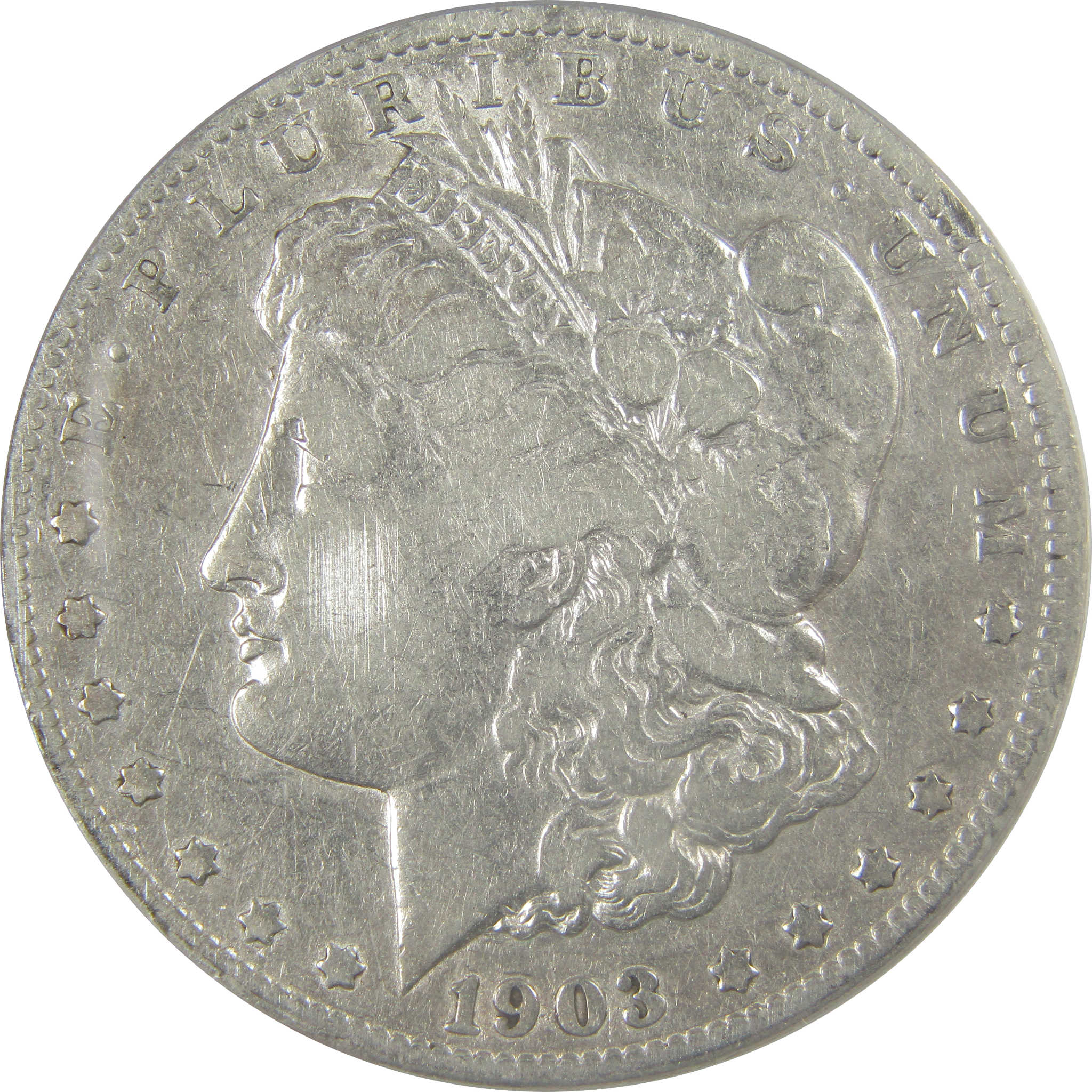 1903 S Morgan Dollar F 12 Details ANACS Silver $1 Coin SKU:I21697 - Morgan coin - Morgan silver dollar - Morgan silver dollar for sale - Profile Coins &amp; Collectibles