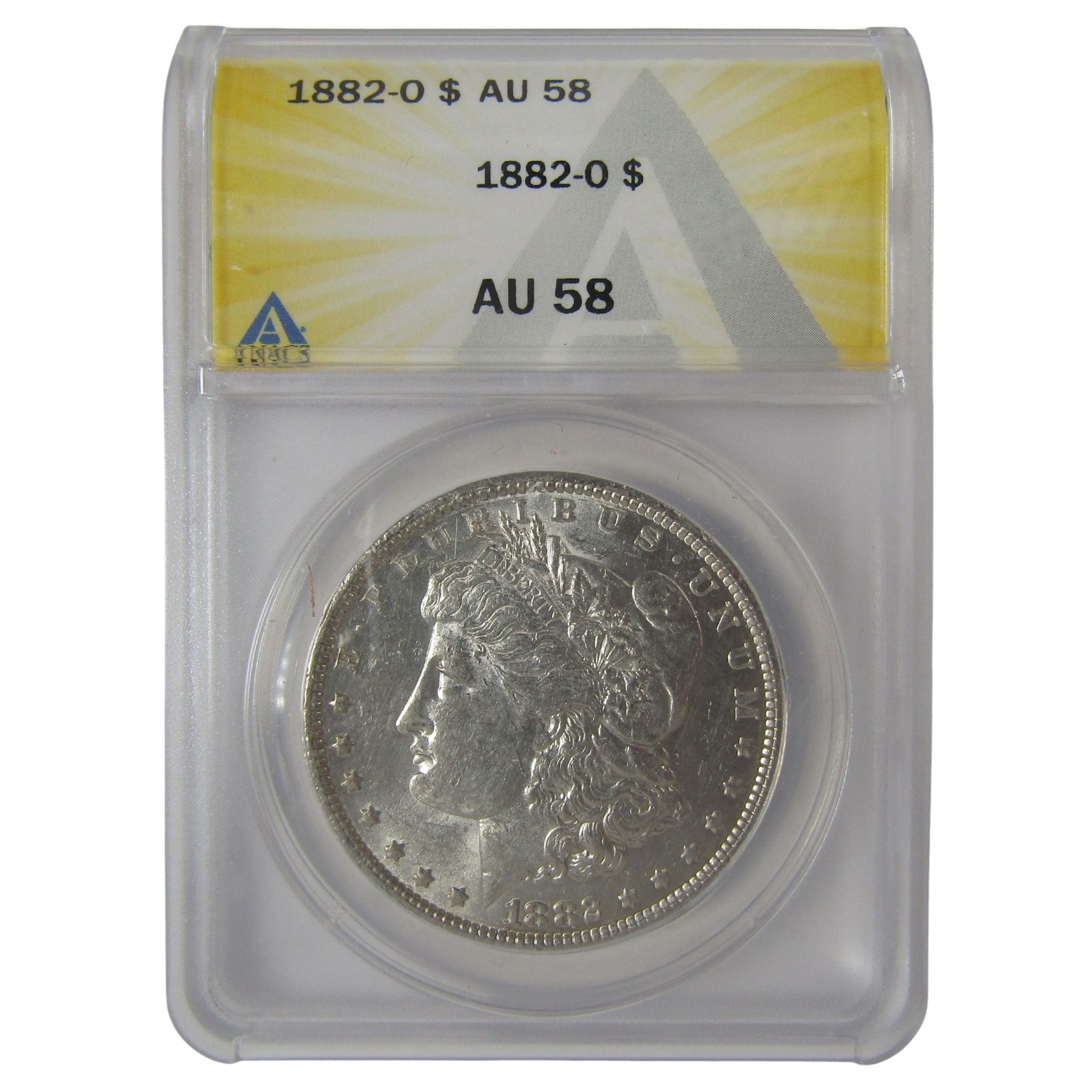 1882 O Morgan Dollar AU 58 ANACS Silver $1 Coin SKU:I23050 - Morgan coin - Morgan silver dollar - Morgan silver dollar for sale - Profile Coins &amp; Collectibles