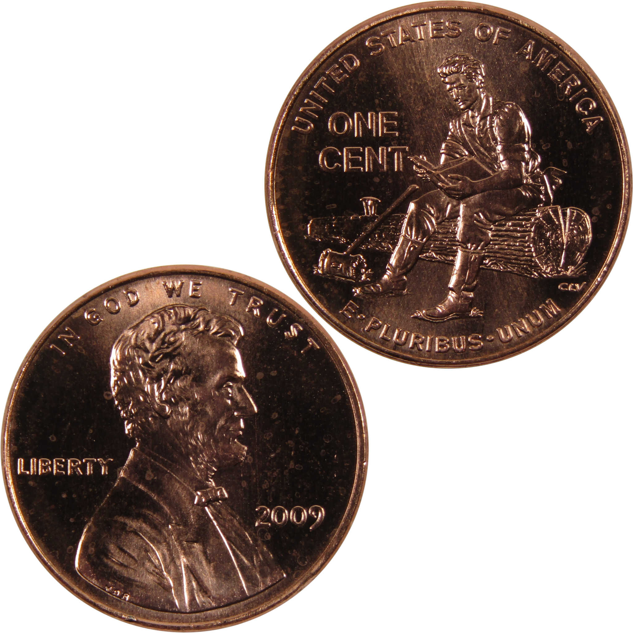 2009 Formative Years Lincoln Bicentennial Cent BU Uncirculated 1c Coin