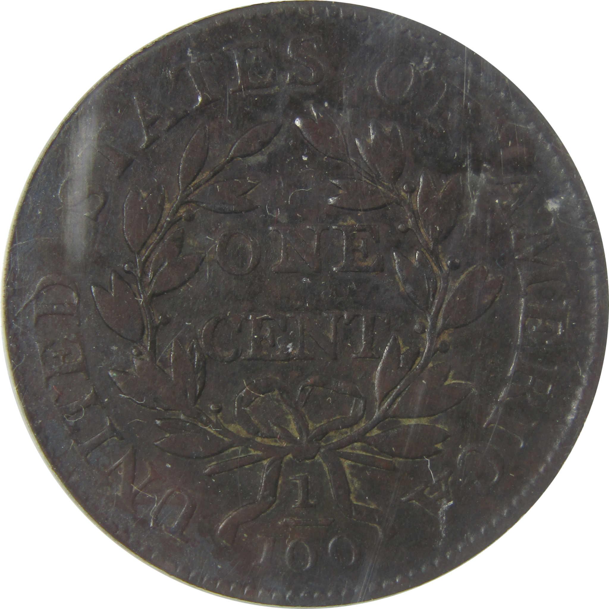 1803 Sm Date Lg Fraction Draped Bust Cent VF Details ANACS SKU:I24458
