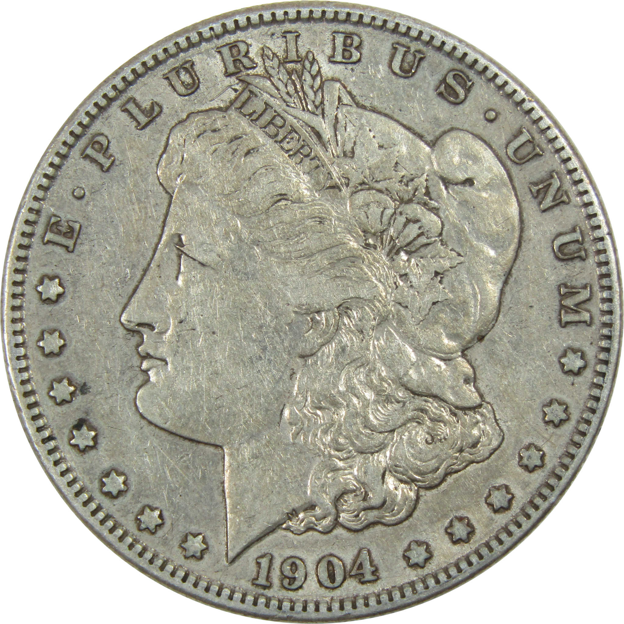 1904 S Morgan Dollar VF Very Fine Details Silver $1 Coin SKU:I13121 - Morgan coin - Morgan silver dollar - Morgan silver dollar for sale - Profile Coins &amp; Collectibles