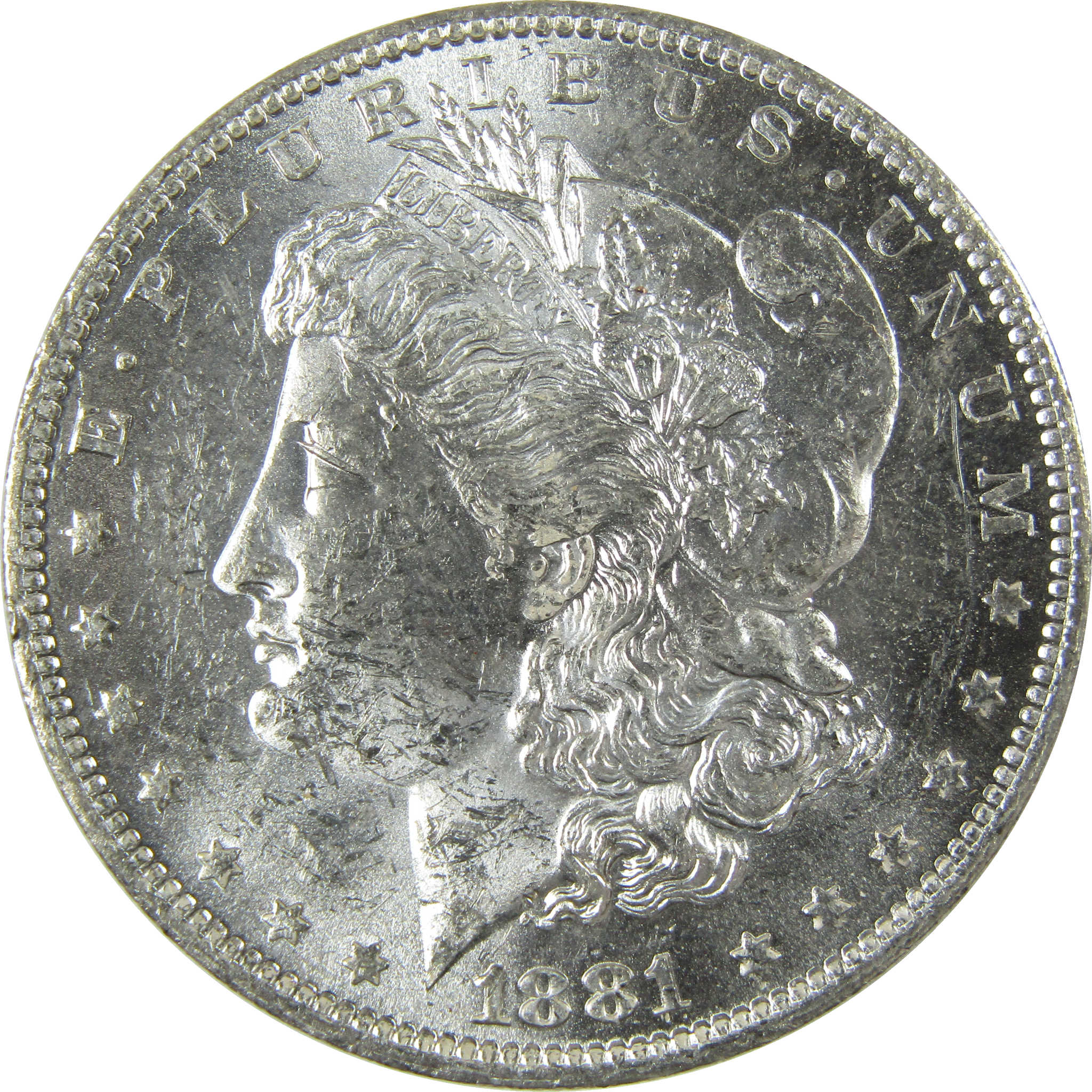 1881 O Morgan Silver Dollar Uncirculated Mint State $1 Coin SKU:I27765