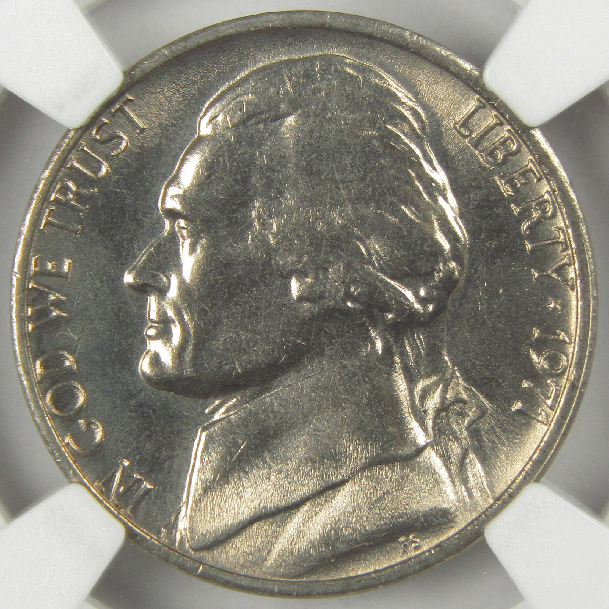 1971 Jefferson Nickel MS 65 6FS NGC Original Bag Fragment SKU:I22487