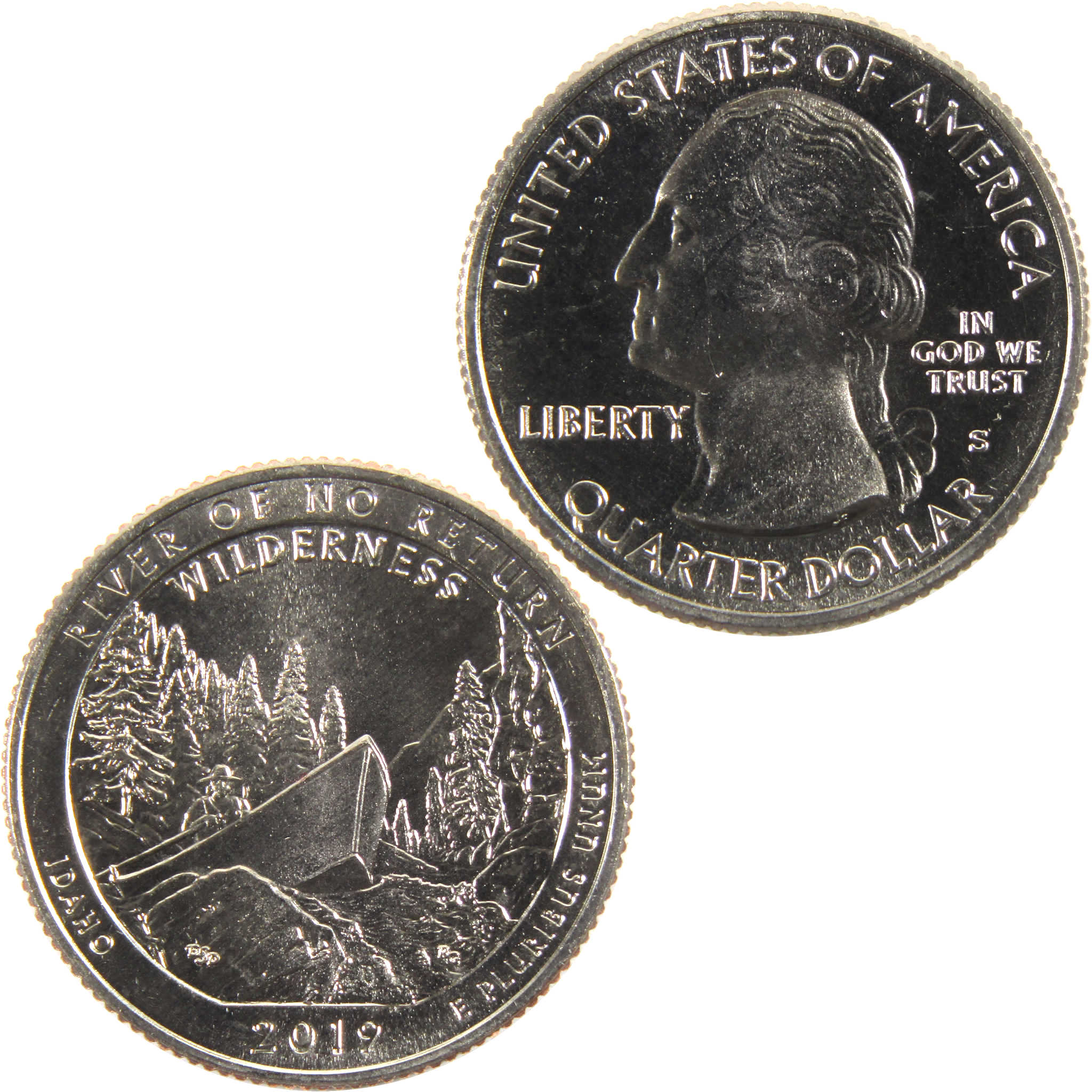 2019 S Frank Church River National Park Quarter Uncirculated Clad Coin