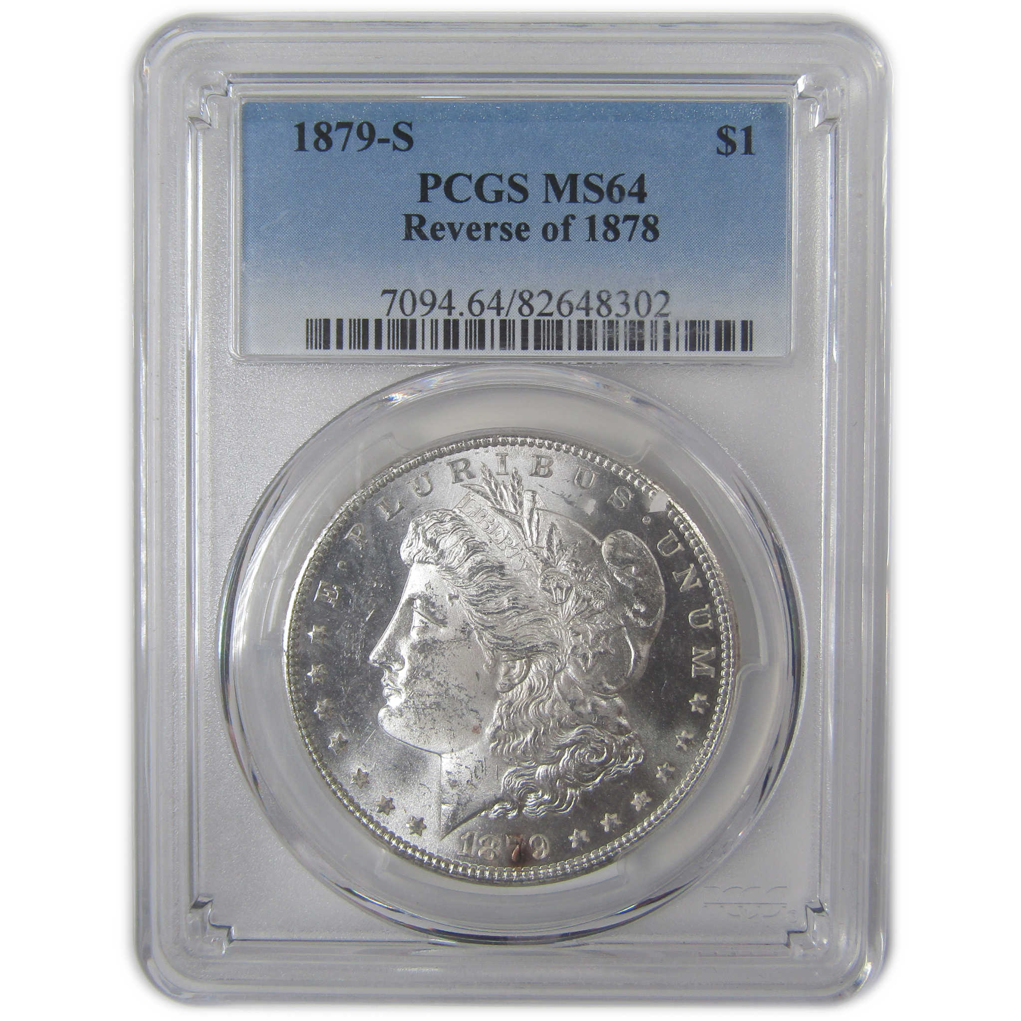 1879 S Rev 78 Morgan Dollar MS 64 PCGS Silver Uncirculated SKU:I17170 - Morgan coin - Morgan silver dollar - Morgan silver dollar for sale - Profile Coins &amp; Collectibles