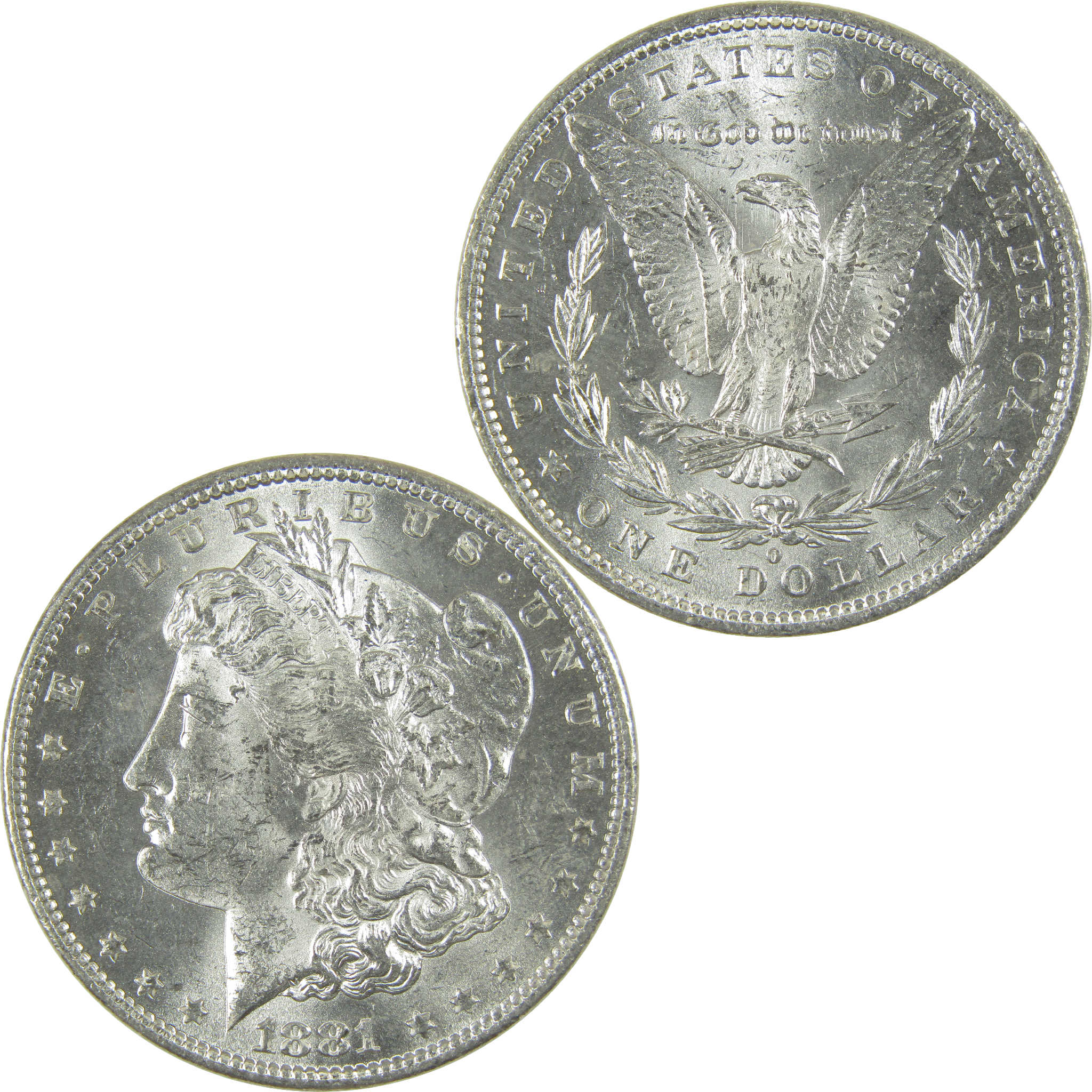 1881 O Morgan Dollar CH AU Choice About Uncirculated Silver $1 Coin - Morgan coin - Morgan silver dollar - Morgan silver dollar for sale - Profile Coins &amp; Collectibles