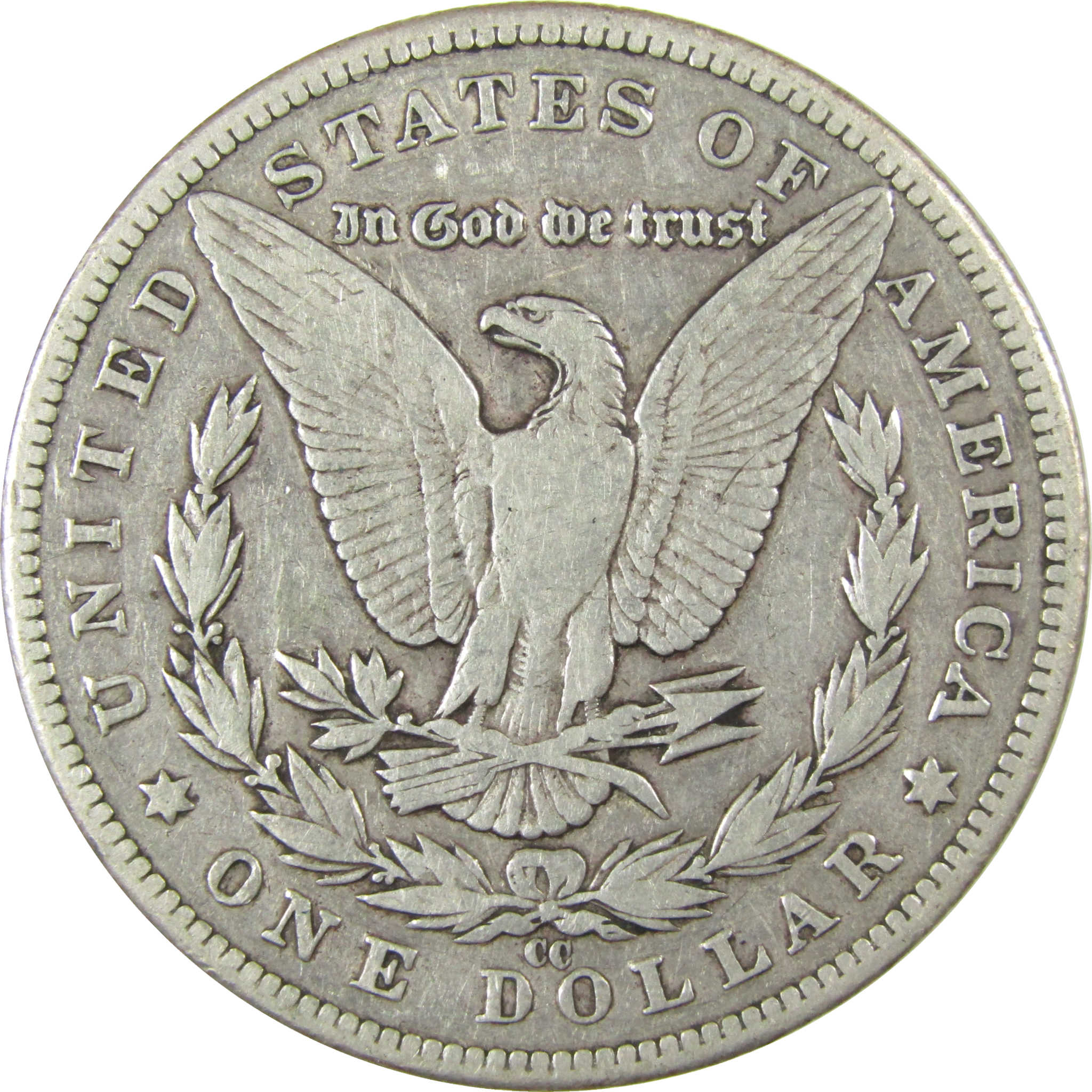 1883 CC Morgan Silver Dollar F Fine $1 Coin Collectible SKU:CP1577 - Morgan coin - Morgan silver dollar - Morgan silver dollar for sale - Profile Coins &amp; Collectibles