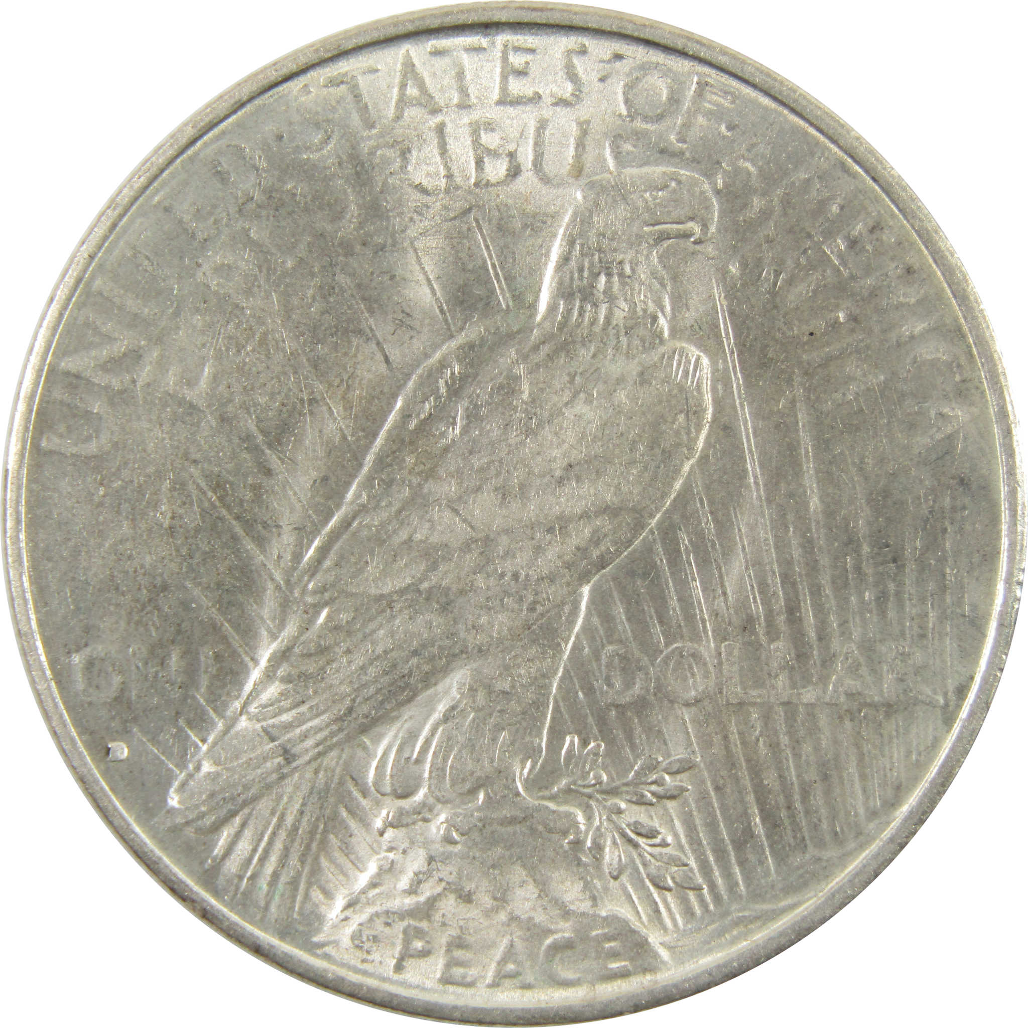 1934 D Peace Dollar Borderline Uncirculated 90% Silver $1 SKU:I10420