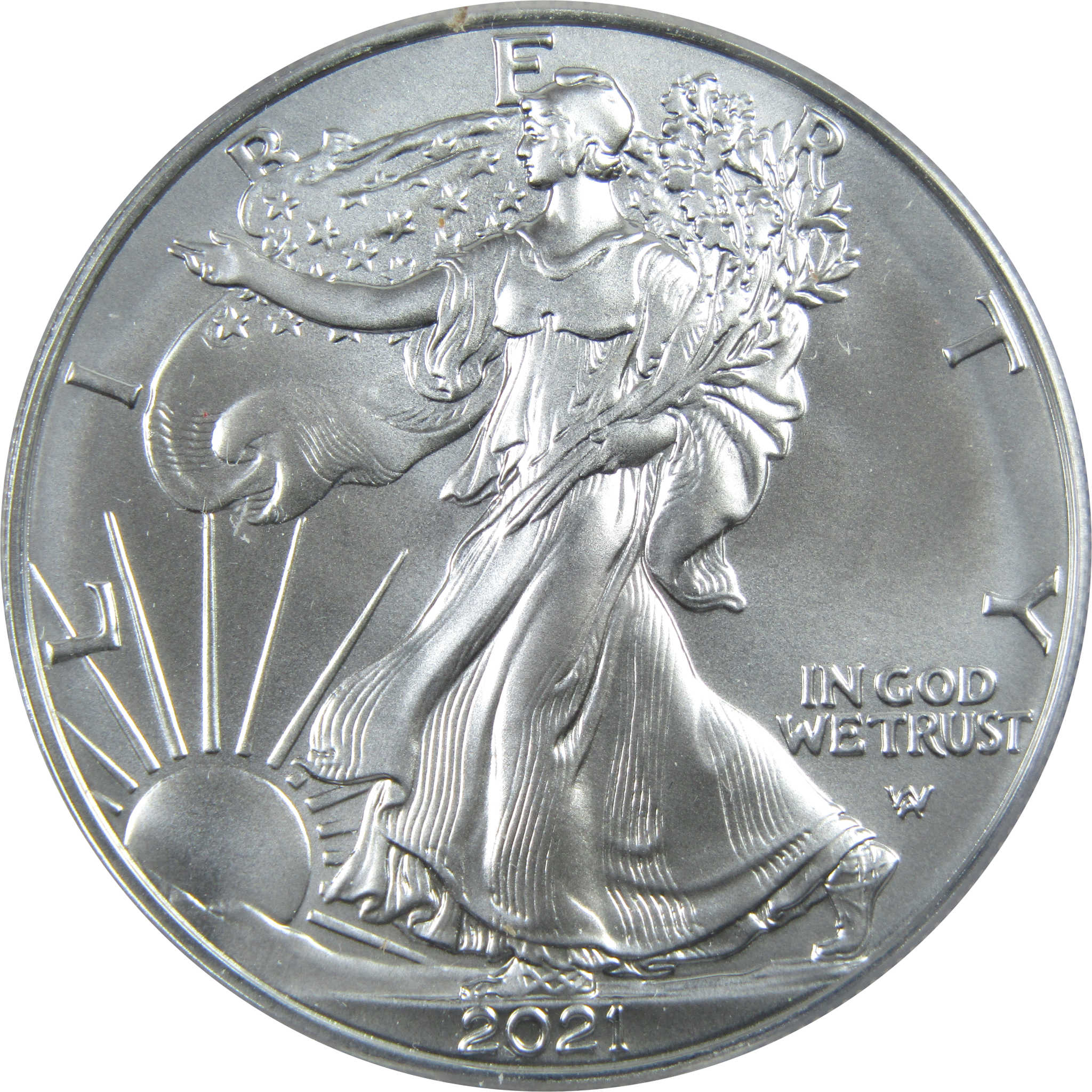 2021 (S) Type 2 American Silver Eagle MS 70 ANACS $1 SKU:CPC7838