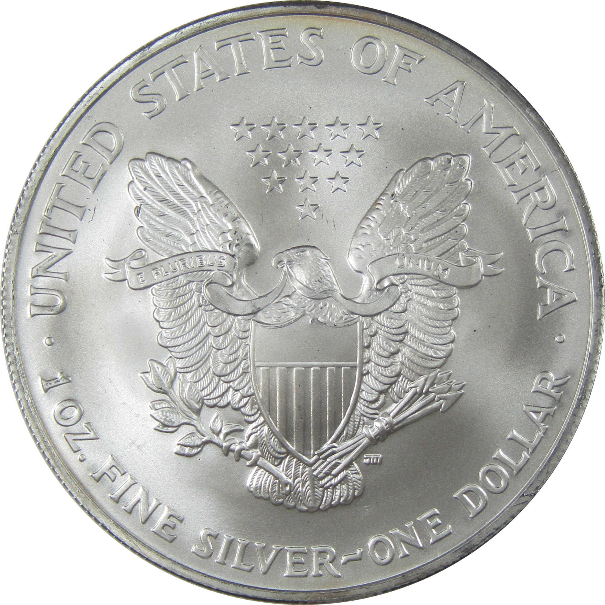 2005 American Silver Eagle Uncirculated Bullion Toned SKU:I24263