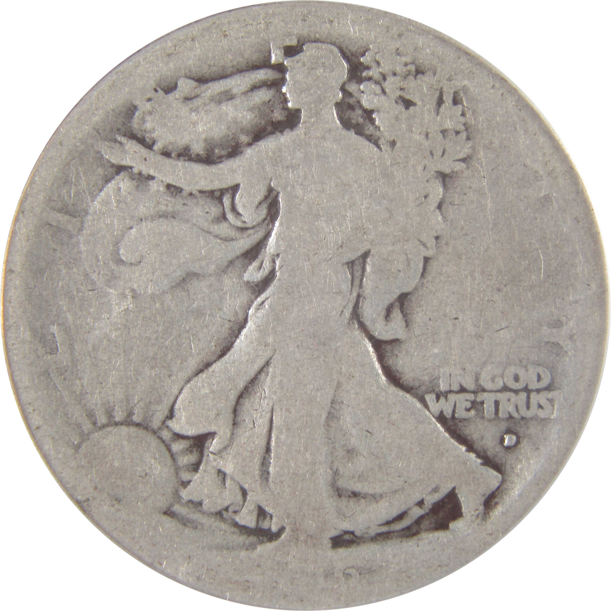 1916 D Liberty Walking Half Dollar FR 2 ANACS Silver 50c SKU:I17446