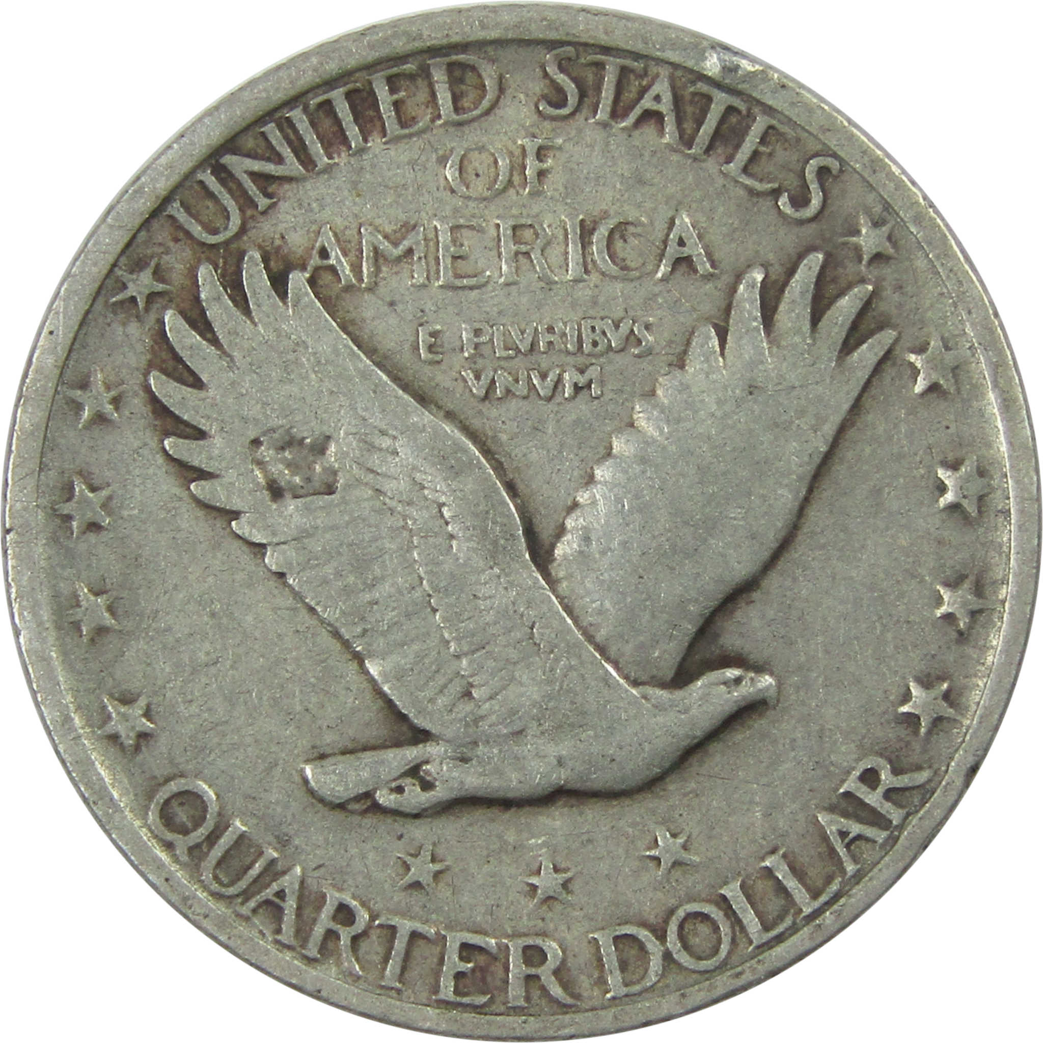 1923 Standing Liberty Quarter F Details Rev Strike Error SKU:CPC9127