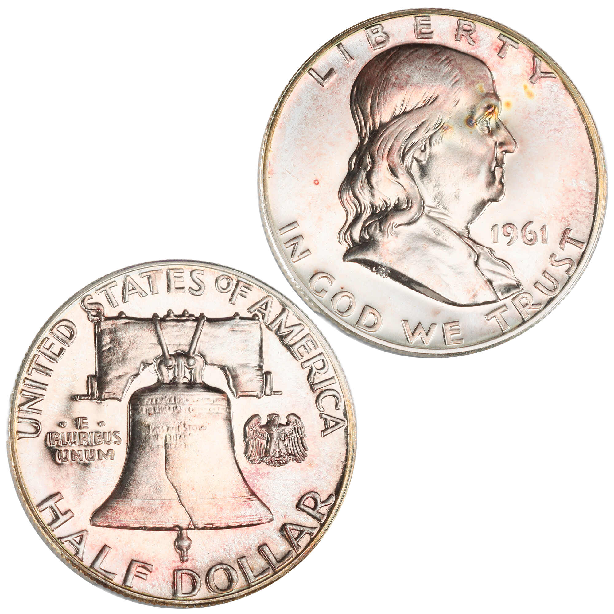 1961 Franklin Half Dollar Silver 50c Proof Coin SKU:I12086