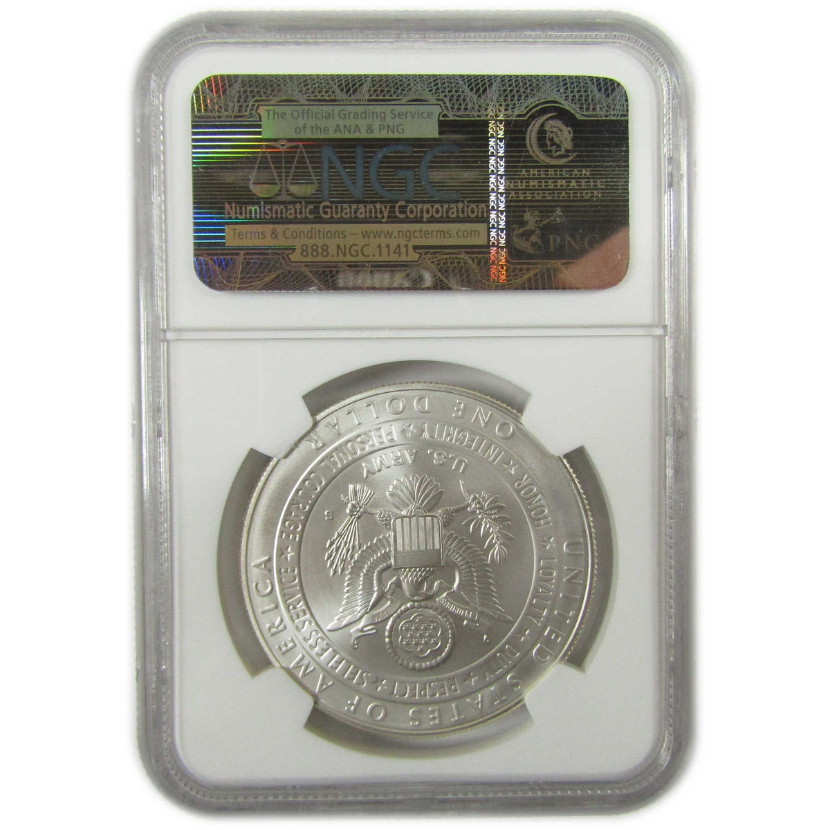 2011 S U.S. Army Commemorative Silver $1 MS 70 NGC SKU:CP1657