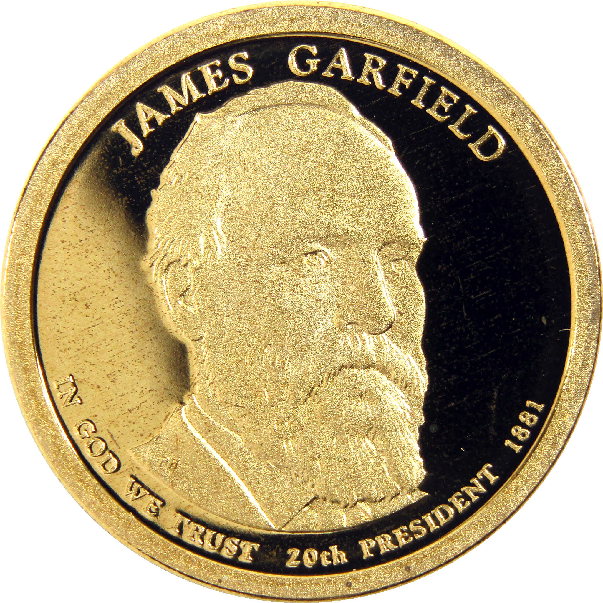 2011 S James A Garfield Presidential Dollar Choice Proof $1 Coin