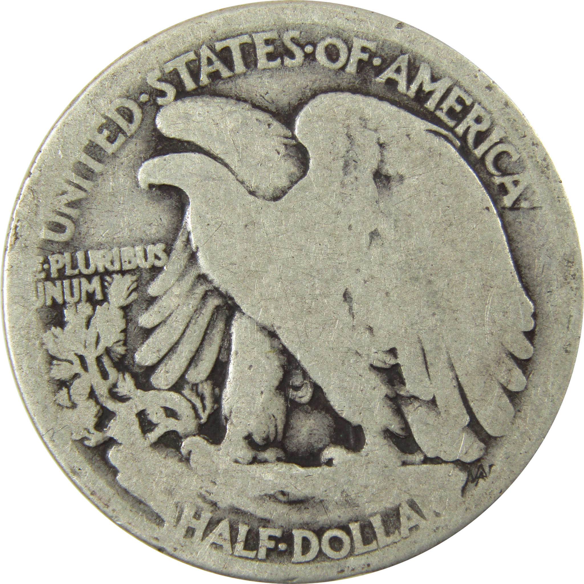 1917 D Obverse Liberty Walking Silver Half Dollar G Good SKU:CP1444