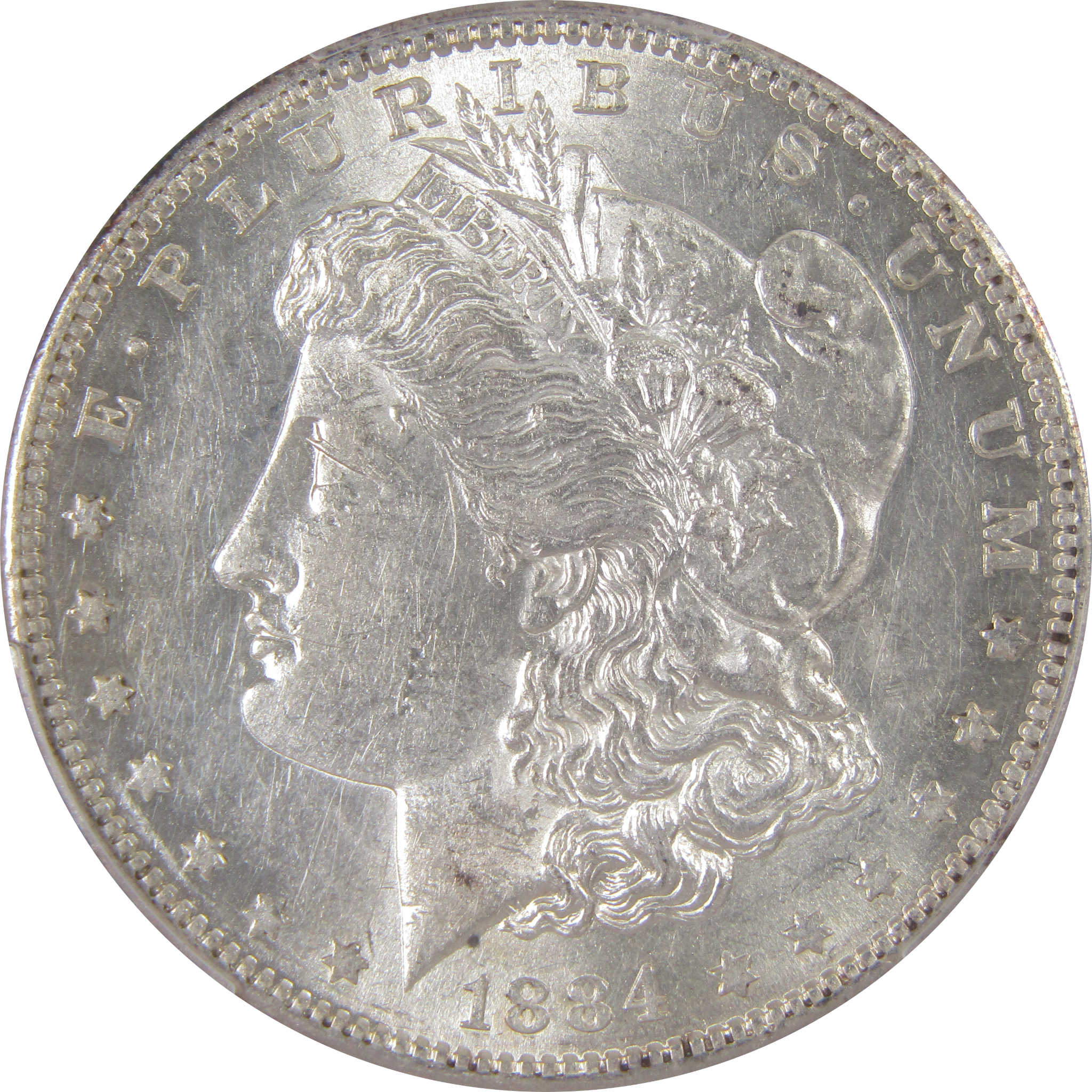 1884 S Morgan Dollar AU 55 PCGS Silver $1 Coin SKU:I17770 - Morgan coin - Morgan silver dollar - Morgan silver dollar for sale - Profile Coins &amp; Collectibles