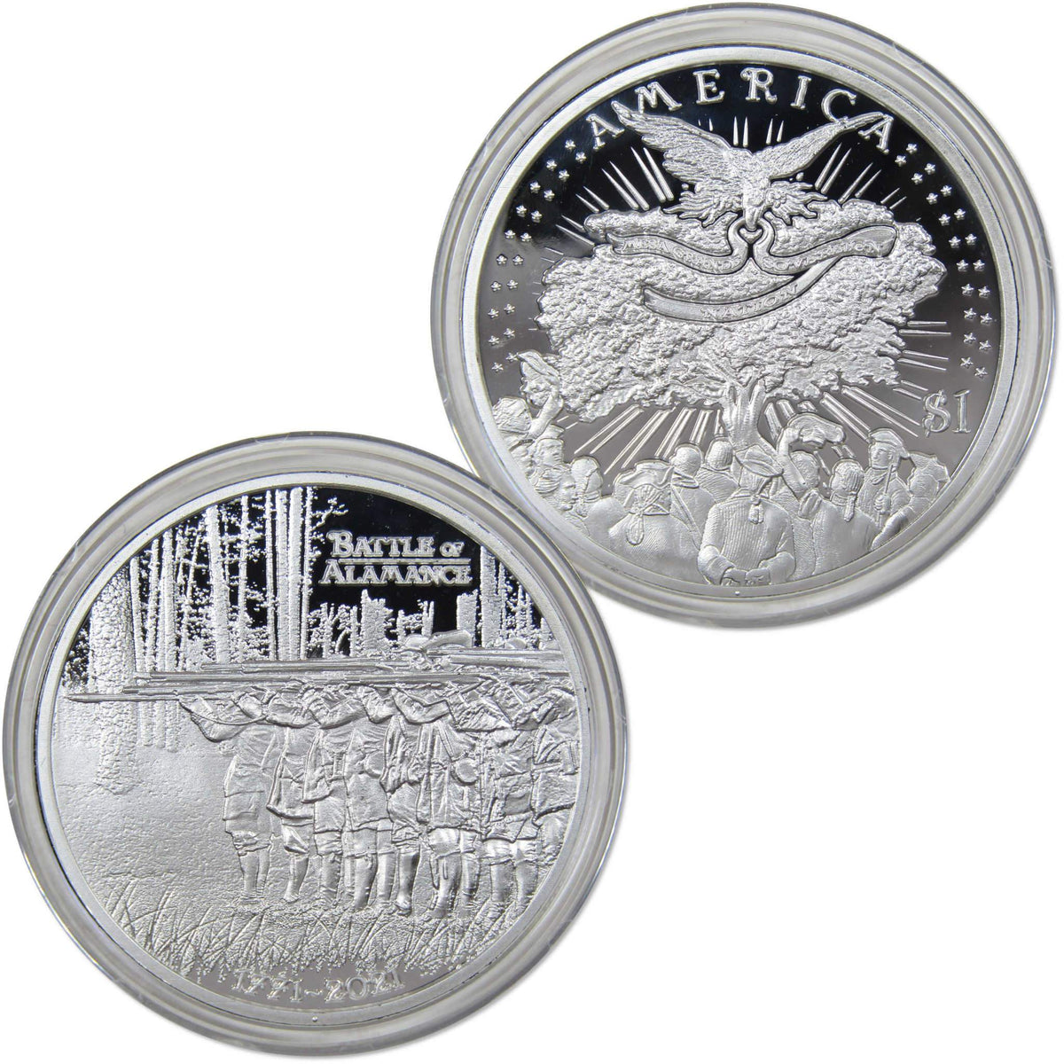 2021 Mesa Grande American Revolution Battle of Alamance 1 oz Silver