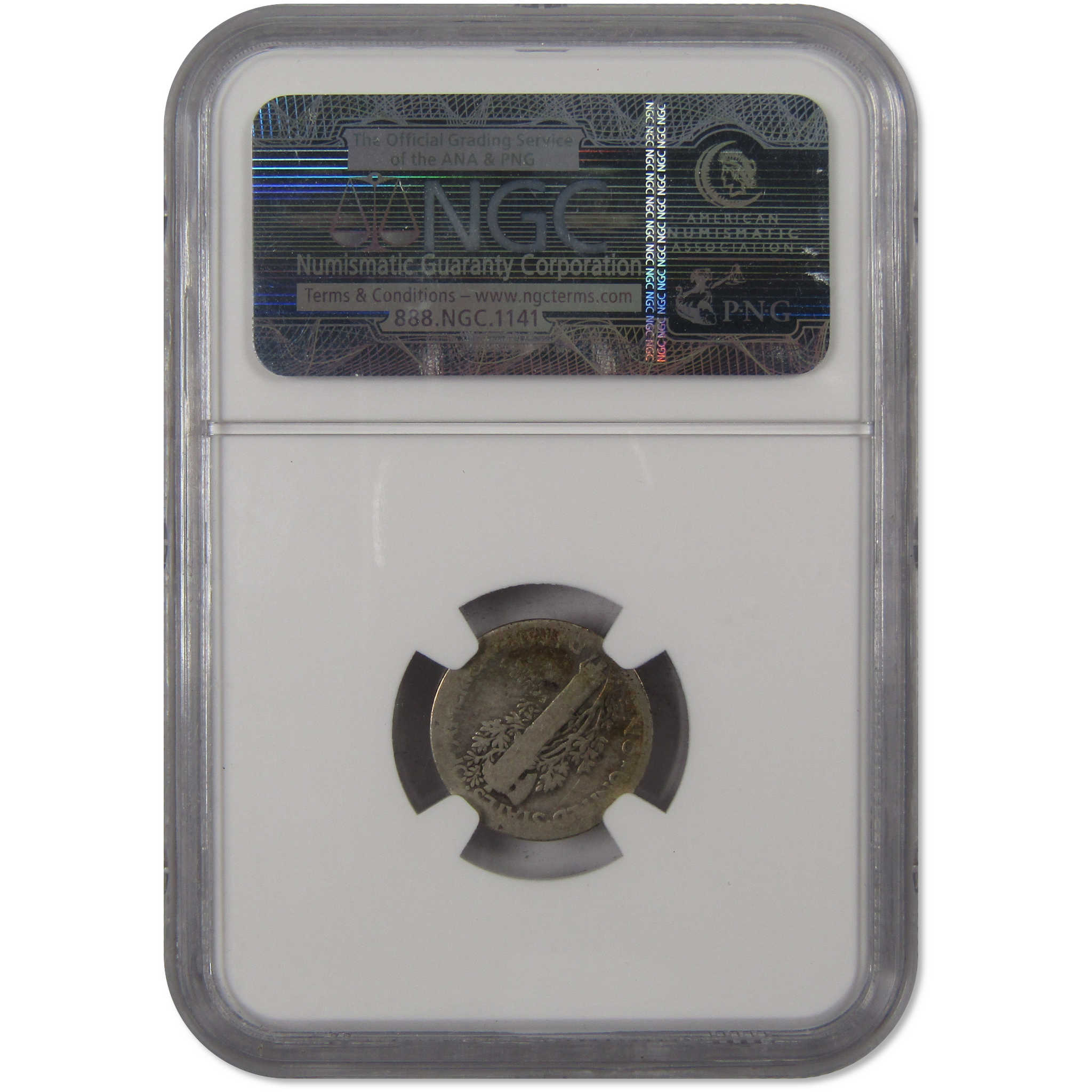 1916 D Mercury Dime AG 3 NGC 90% Silver 10c Coin SKU:I10158