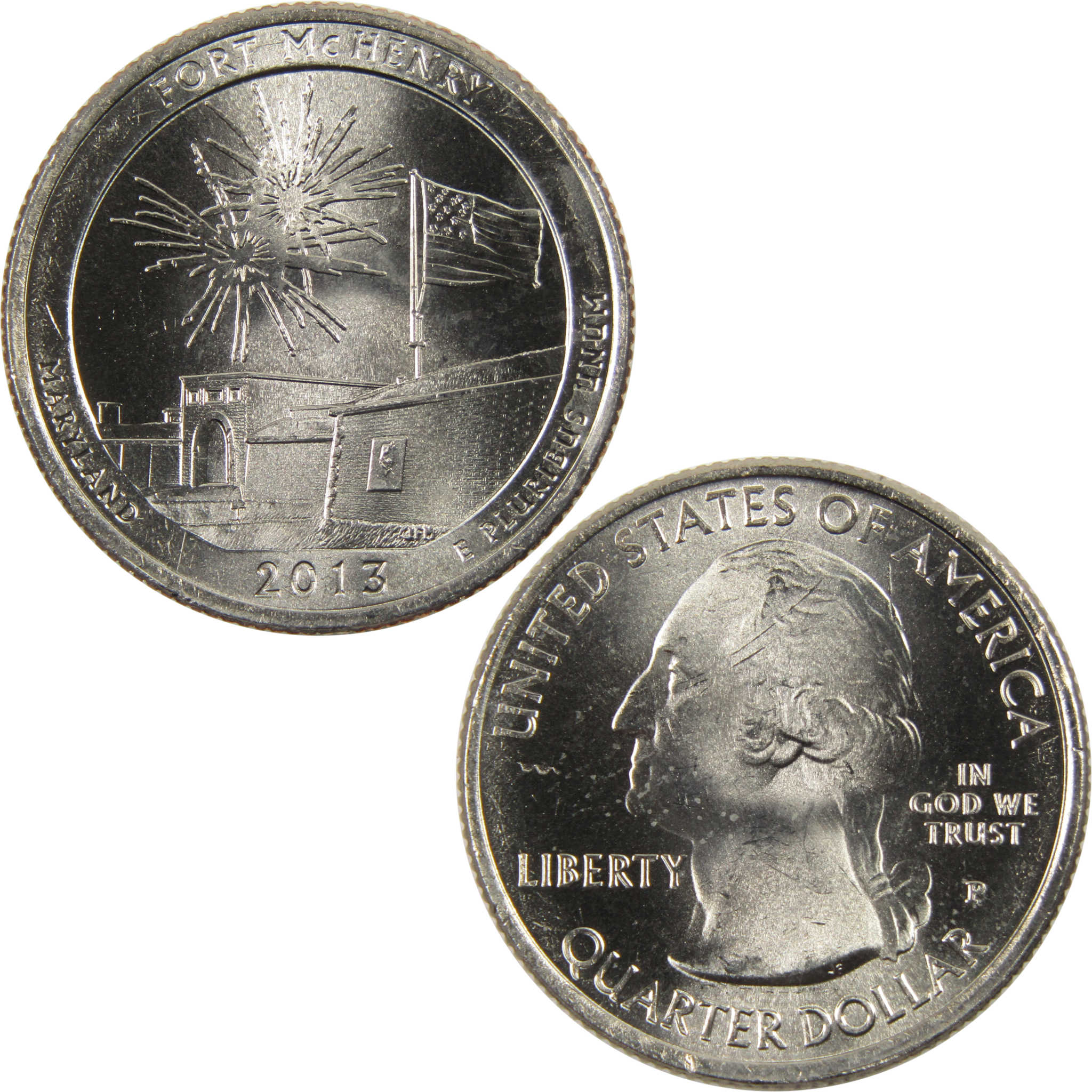 2013 P Fort McHenry National Park Quarter BU Uncirculated Clad 25c