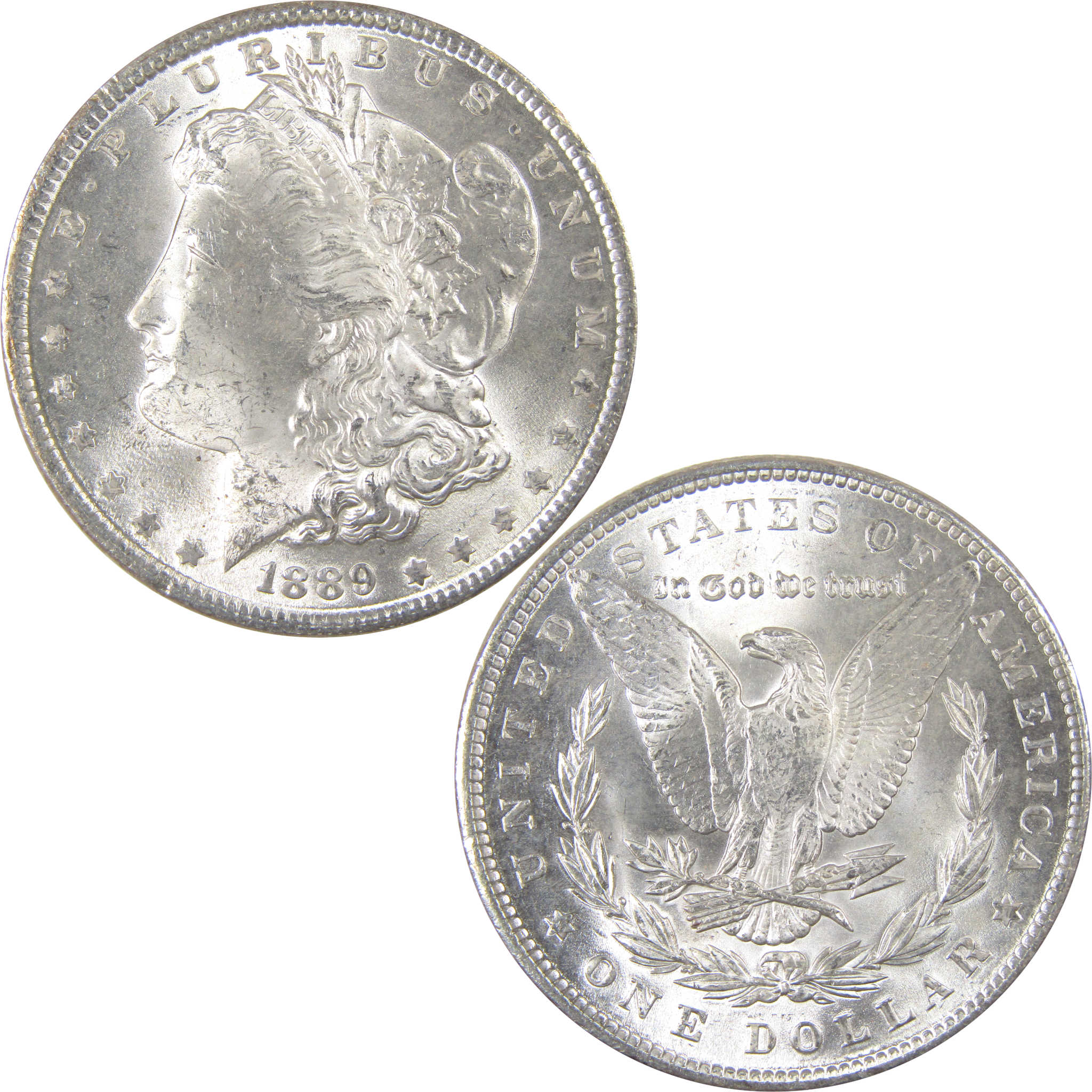1889 Morgan Dollar Uncirculated Silver $1 Coin SKU:I17796 - Morgan coin - Morgan silver dollar - Morgan silver dollar for sale - Profile Coins &amp; Collectibles