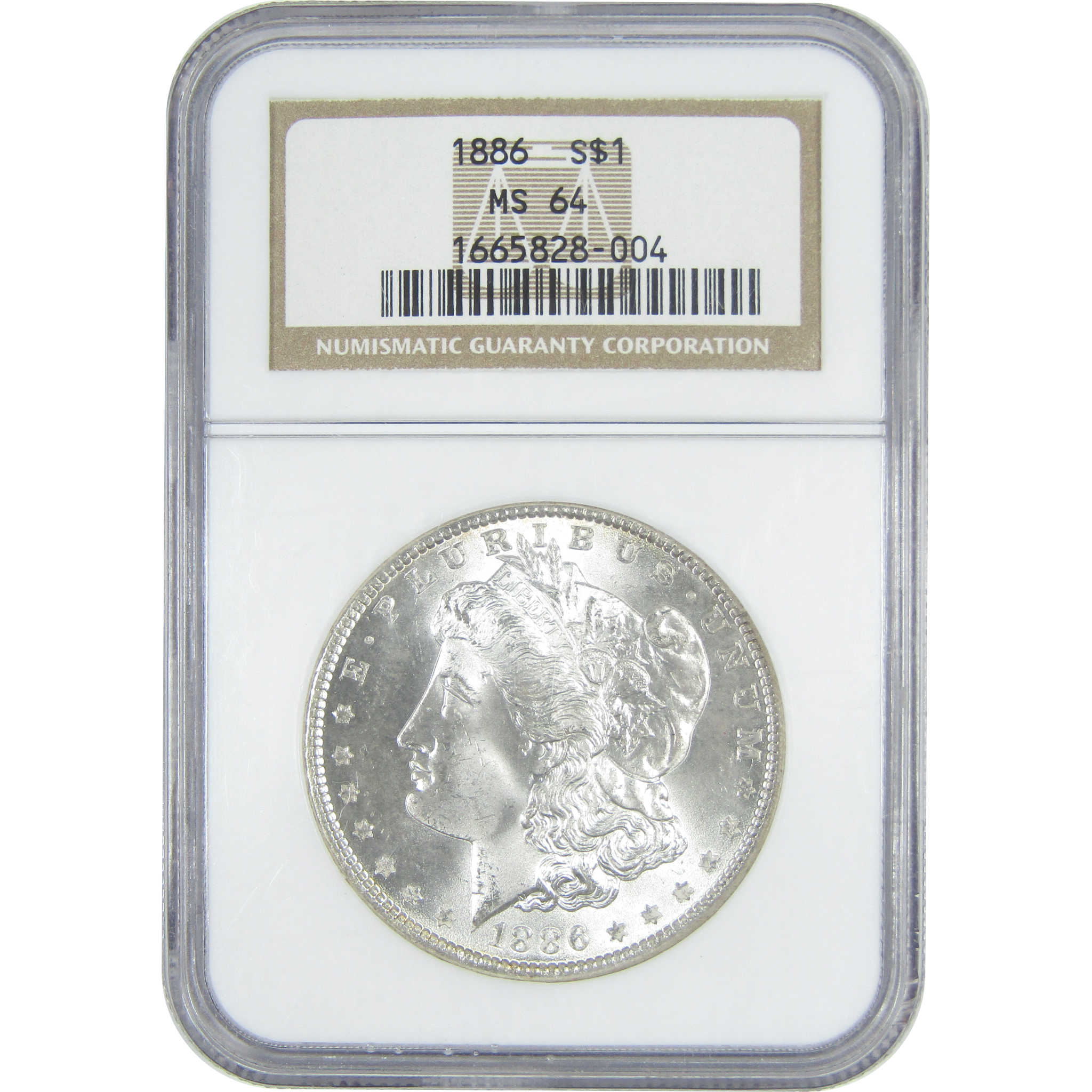 1886 Morgan Dollar MS 64 NGC Silver $1 Uncirculated Coin SKU:I15638 - Morgan coin - Morgan silver dollar - Morgan silver dollar for sale - Profile Coins &amp; Collectibles