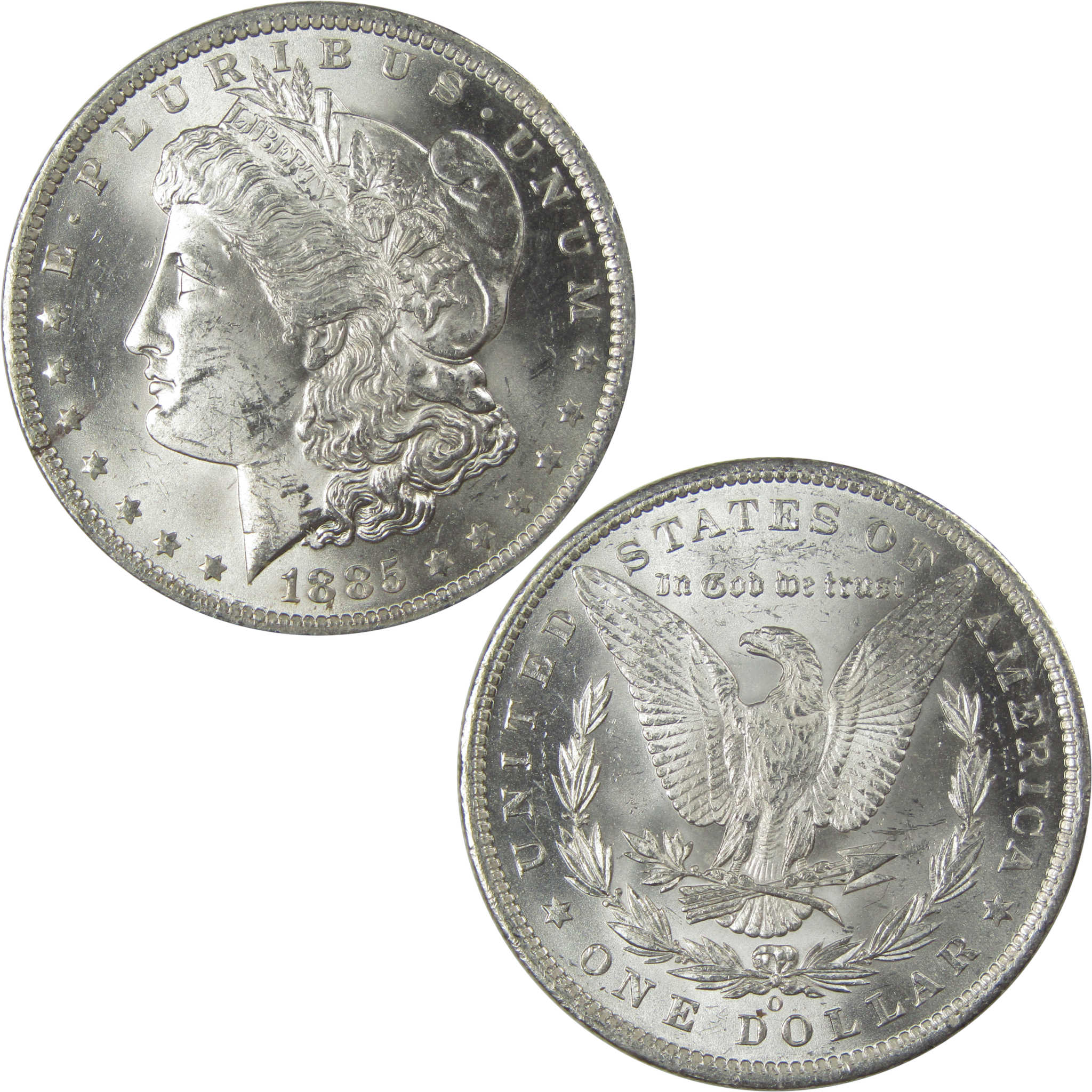 1885 O Morgan Dollar Uncirculated Silver $1 Coin SKU:I21072 - Morgan coin - Morgan silver dollar - Morgan silver dollar for sale - Profile Coins &amp; Collectibles