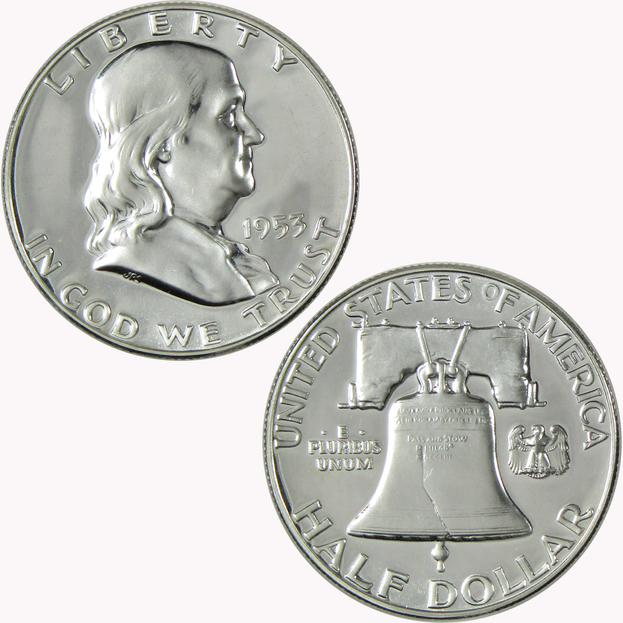 1953 Franklin Silver Half Dollar Proof 50c Coin Collectible SKU:I26610