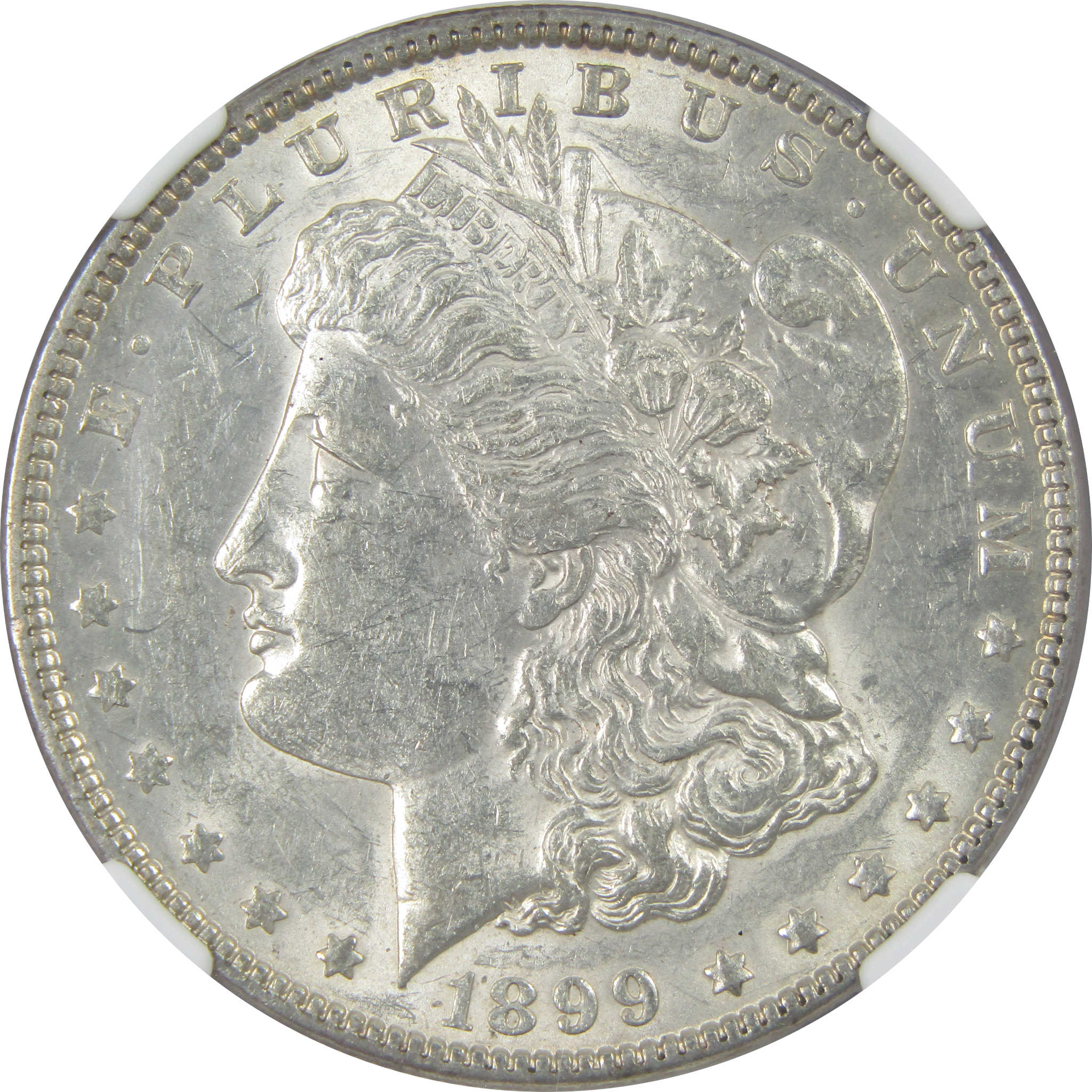 1899 Morgan Dollar AU 55 NGC Silver $1 Coin SKU:CPC9219 - Morgan coin - Morgan silver dollar - Morgan silver dollar for sale - Profile Coins &amp; Collectibles