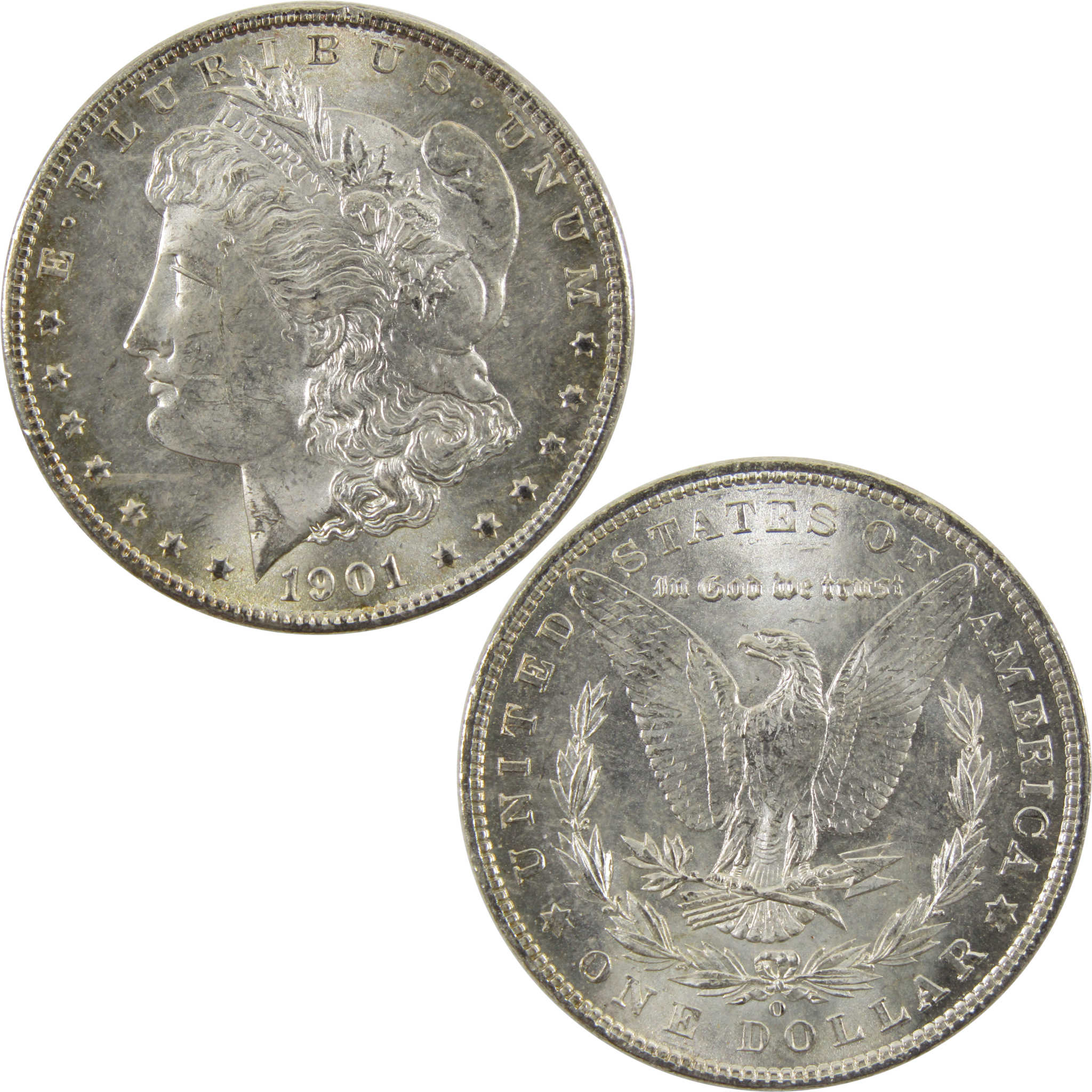 1901 O Morgan Dollar Uncirculated Details 90% Silver $1 SKU:I10466 - Morgan coin - Morgan silver dollar - Morgan silver dollar for sale - Profile Coins &amp; Collectibles