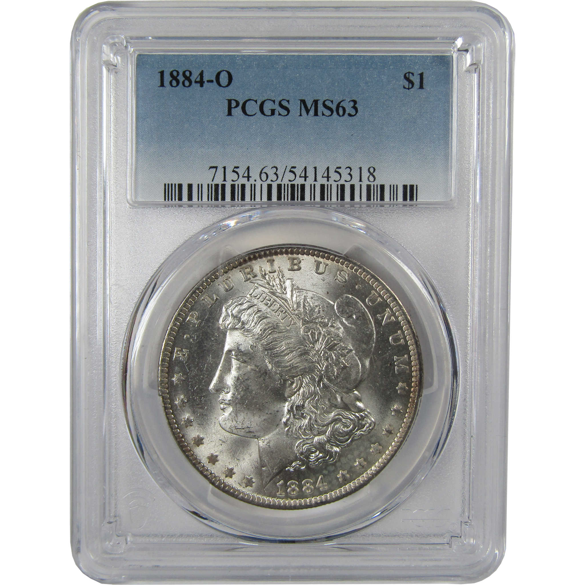 1884 O Morgan Dollar MS 63 PCGS Silver Uncirculated $1 Coin SKU:I23712