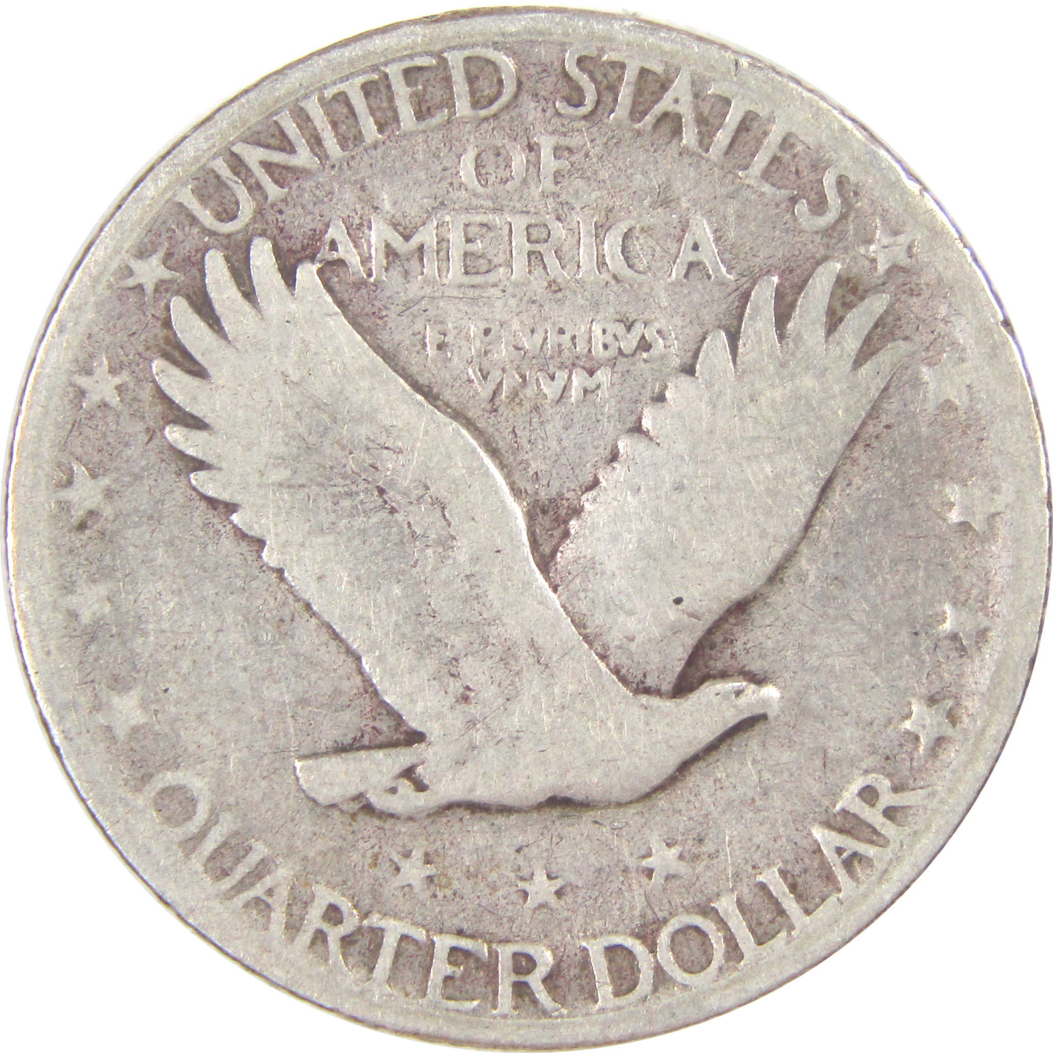 1927 S Standing Liberty Quarter G Good Silver 25c Coin SKU:I16914