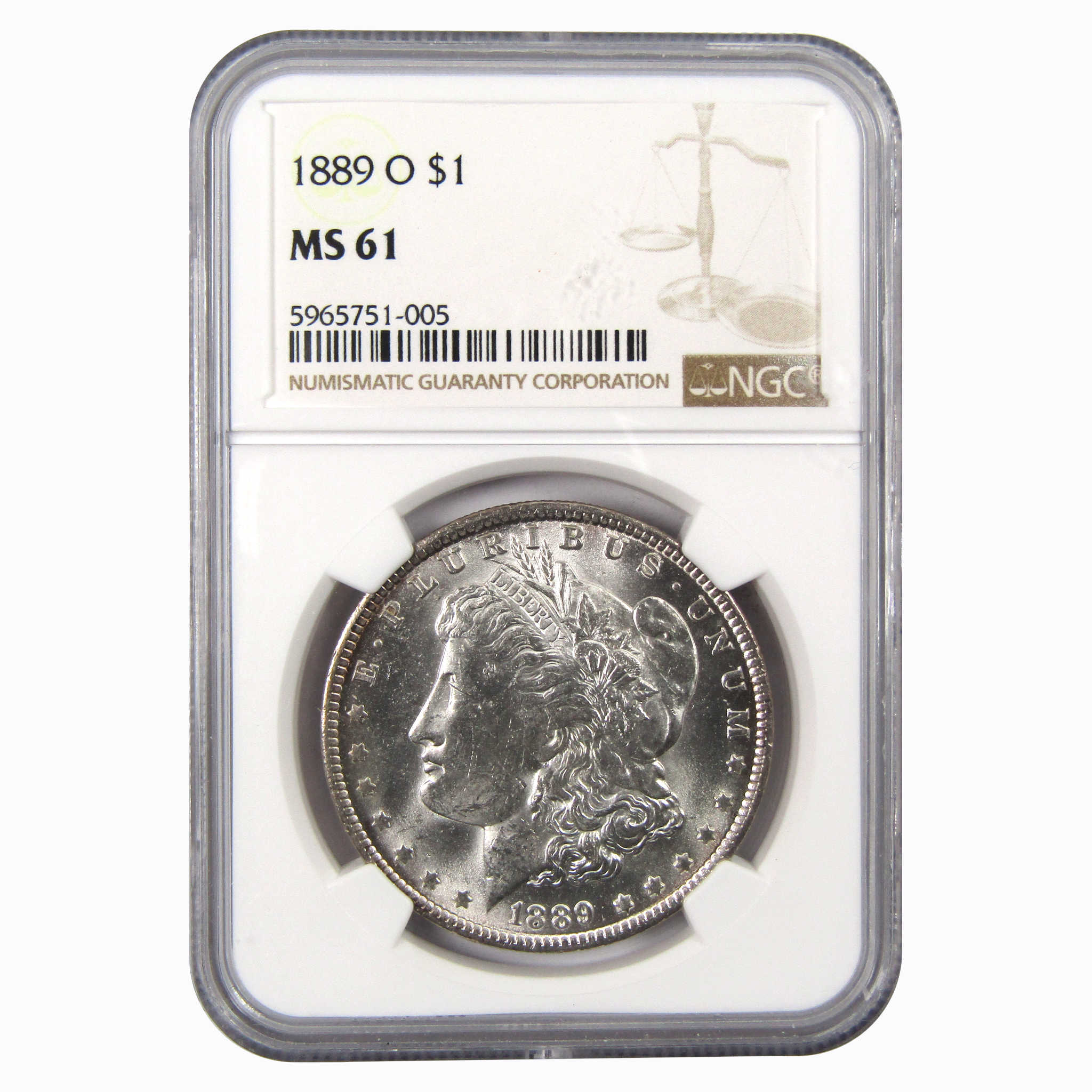 1889 O Morgan Dollar MS 61 NGC 90% Silver Uncirculated Coin SKU:I9839 - Morgan coin - Morgan silver dollar - Morgan silver dollar for sale - Profile Coins &amp; Collectibles
