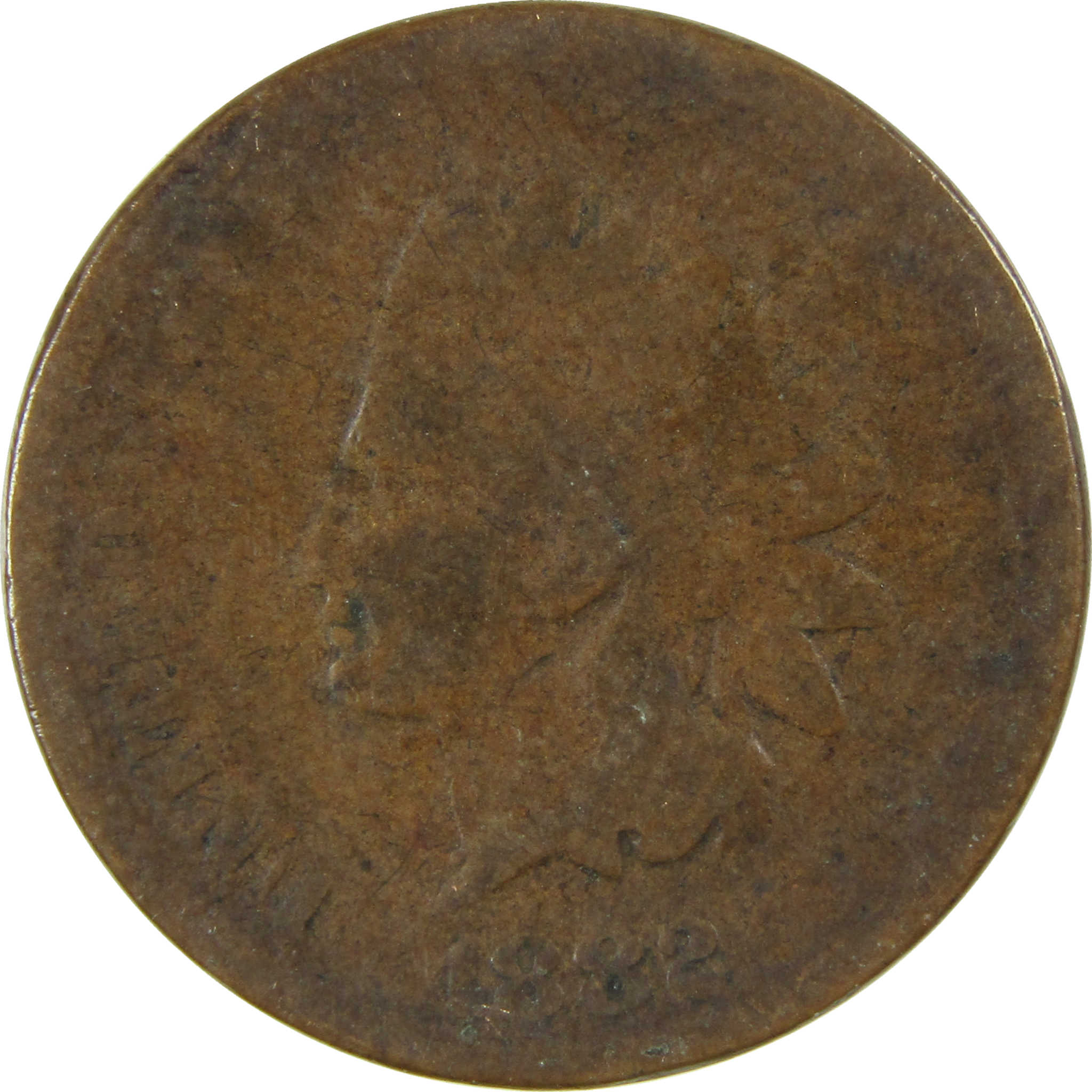 1882 Indian Head Cent G Good Penny 1c Coin SKU:I27044