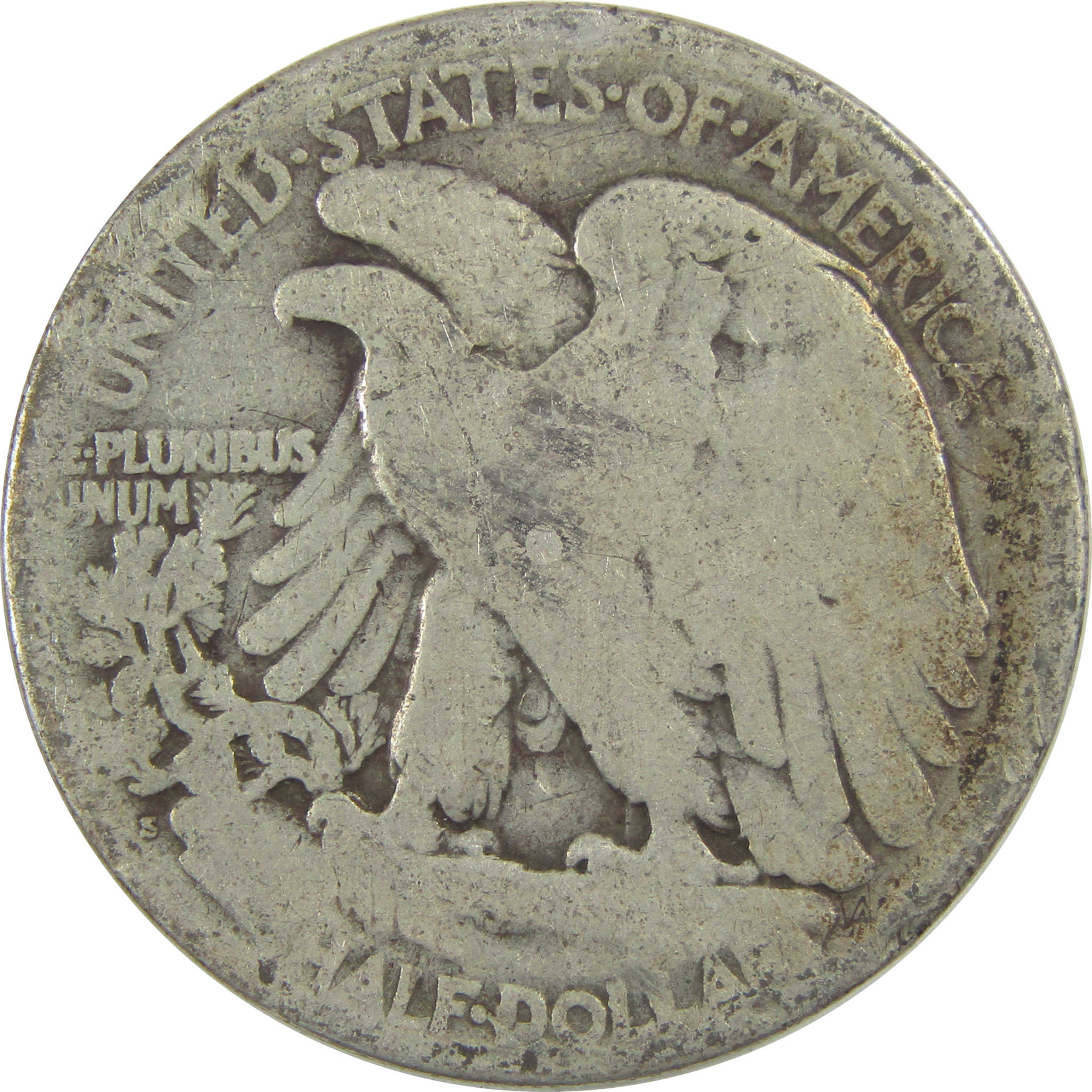 1921 S Liberty Walking Half Dollar G Good Silver 50c Coin SKU:I20670