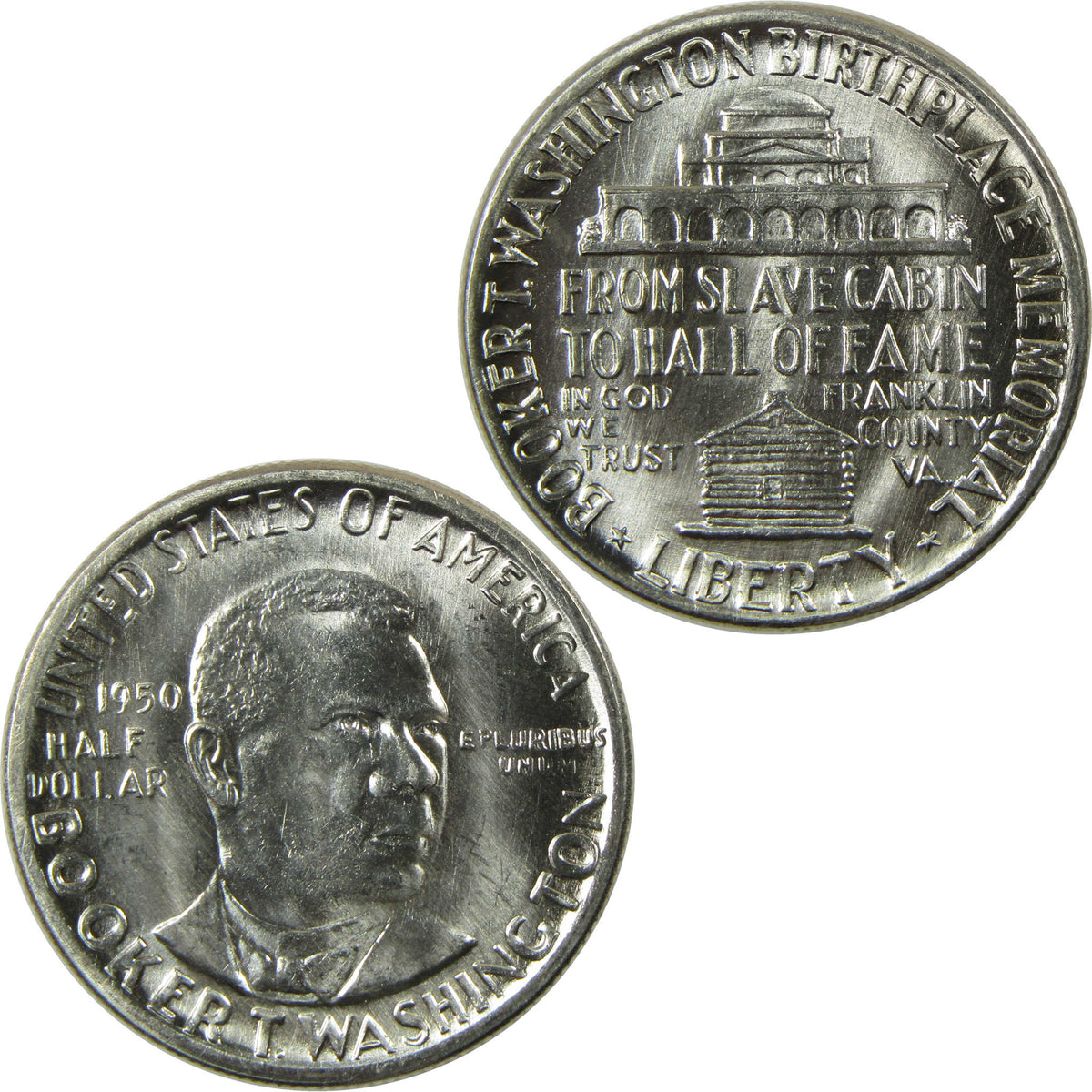 1950 Booker T Washington Commemorative Silver 50c Choice Uncirculated