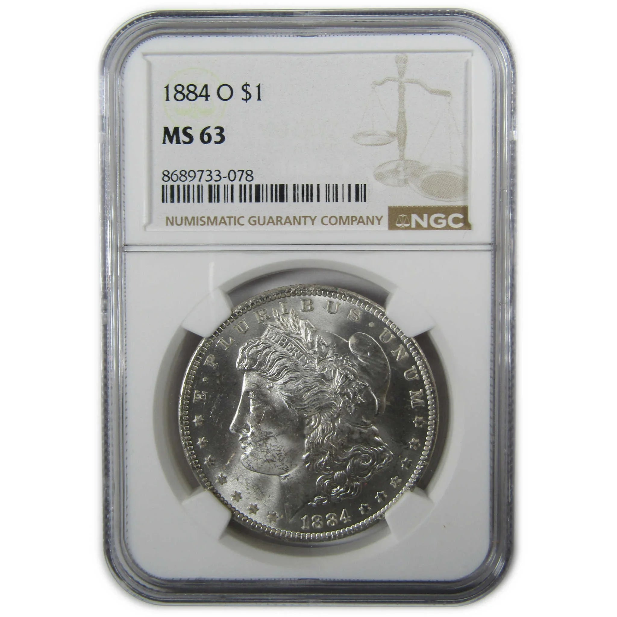 1884 O Morgan Silver Dollar MS 63 NGC Uncirculated $1 Coin SKU:CP459 - Morgan coin - Morgan silver dollar - Morgan silver dollar for sale - Profile Coins &amp; Collectibles