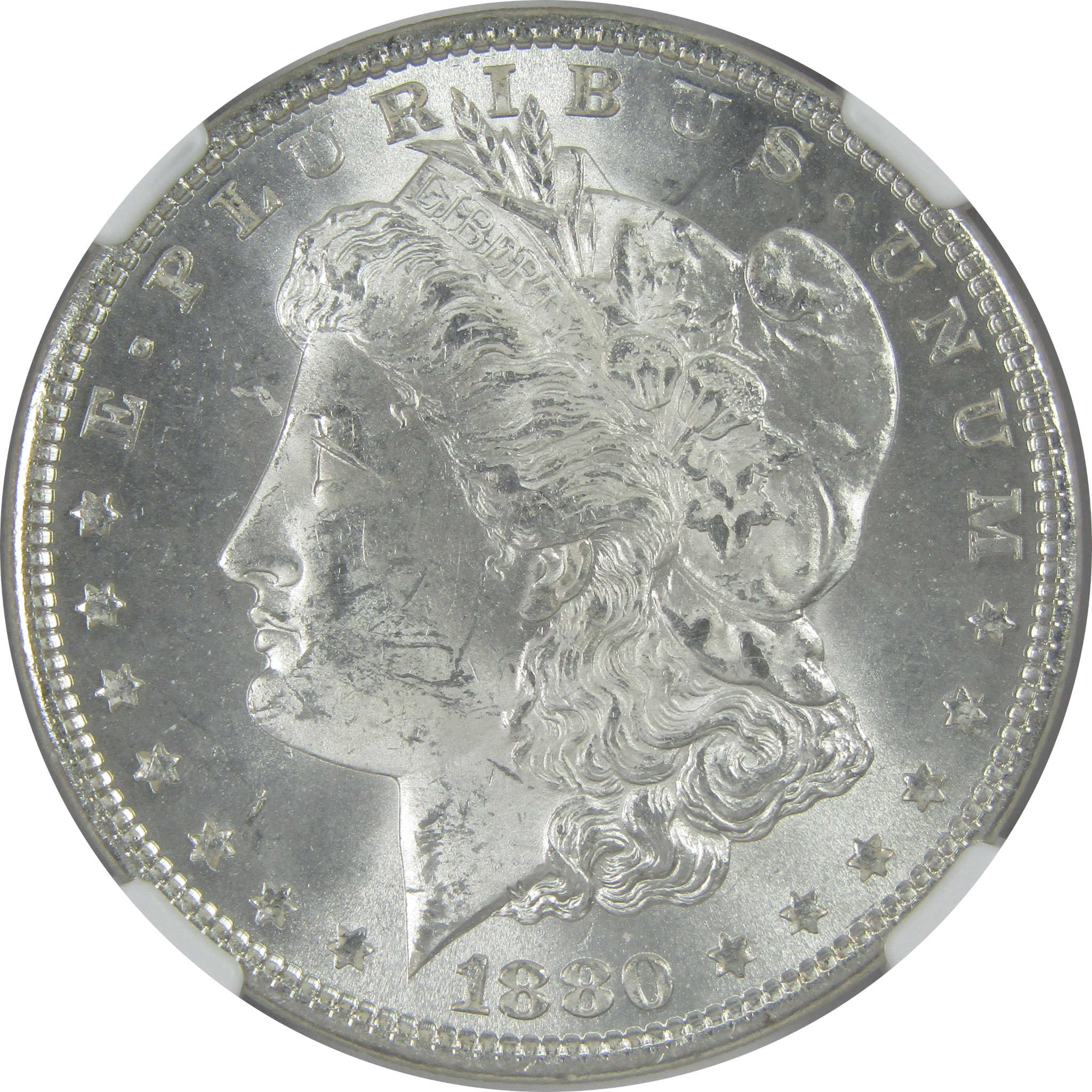 1880 Morgan Dollar MS 63 NGC Silver $1 Uncirculated Coin SKU:I16489 - Morgan coin - Morgan silver dollar - Morgan silver dollar for sale - Profile Coins &amp; Collectibles