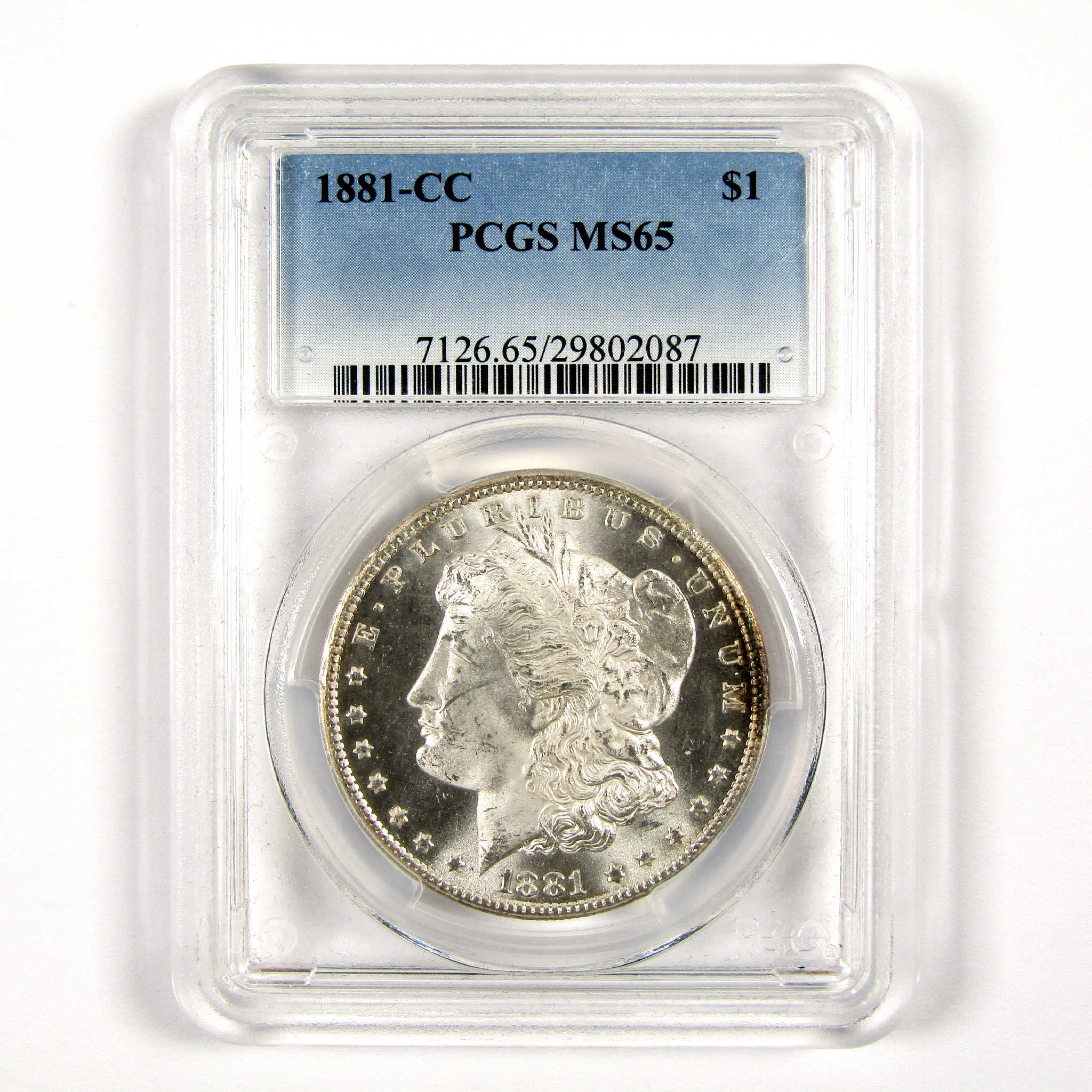 1881 CC Morgan Dollar MS 65 PCGS Silver $1 Uncirculated SKU:CPC6247 - Morgan coin - Morgan silver dollar - Morgan silver dollar for sale - Profile Coins &amp; Collectibles