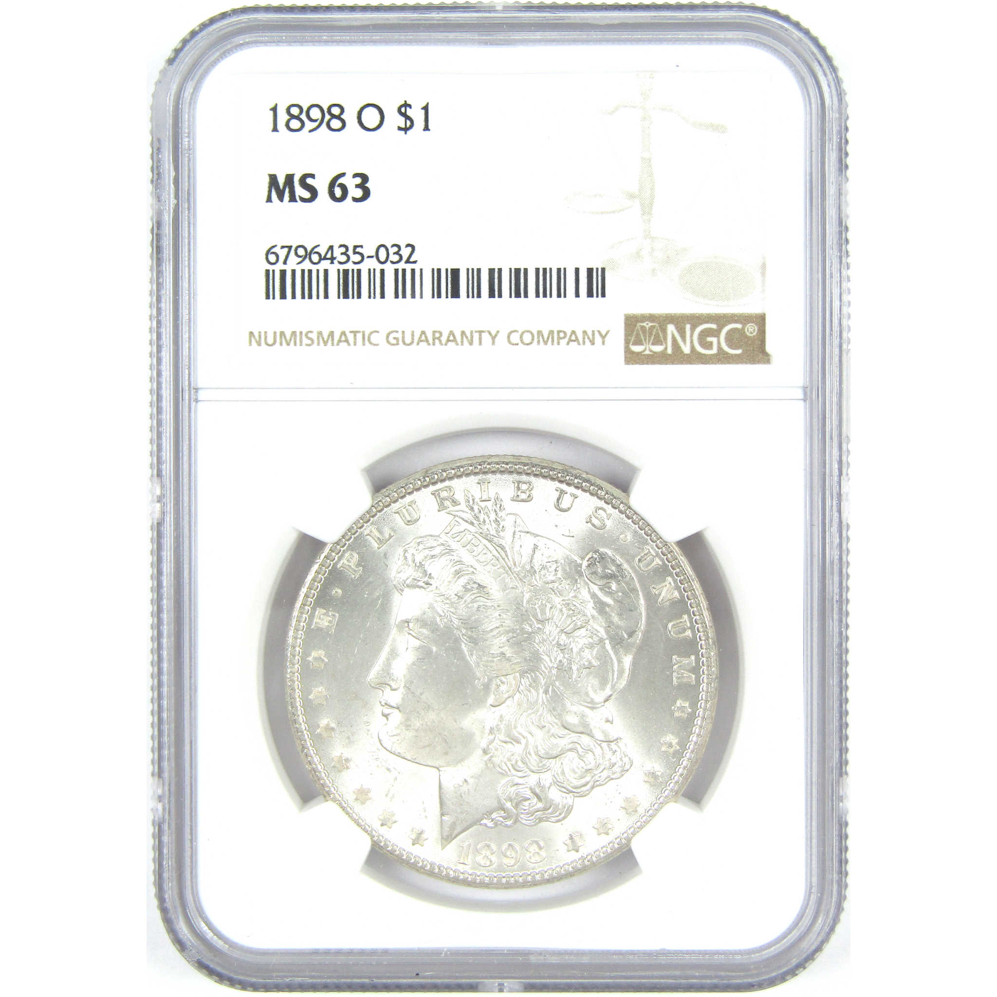 1898 O Morgan Dollar MS 63 NGC Silver $1 Uncirculated Coin SKU:I15280 - Morgan coin - Morgan silver dollar - Morgan silver dollar for sale - Profile Coins &amp; Collectibles